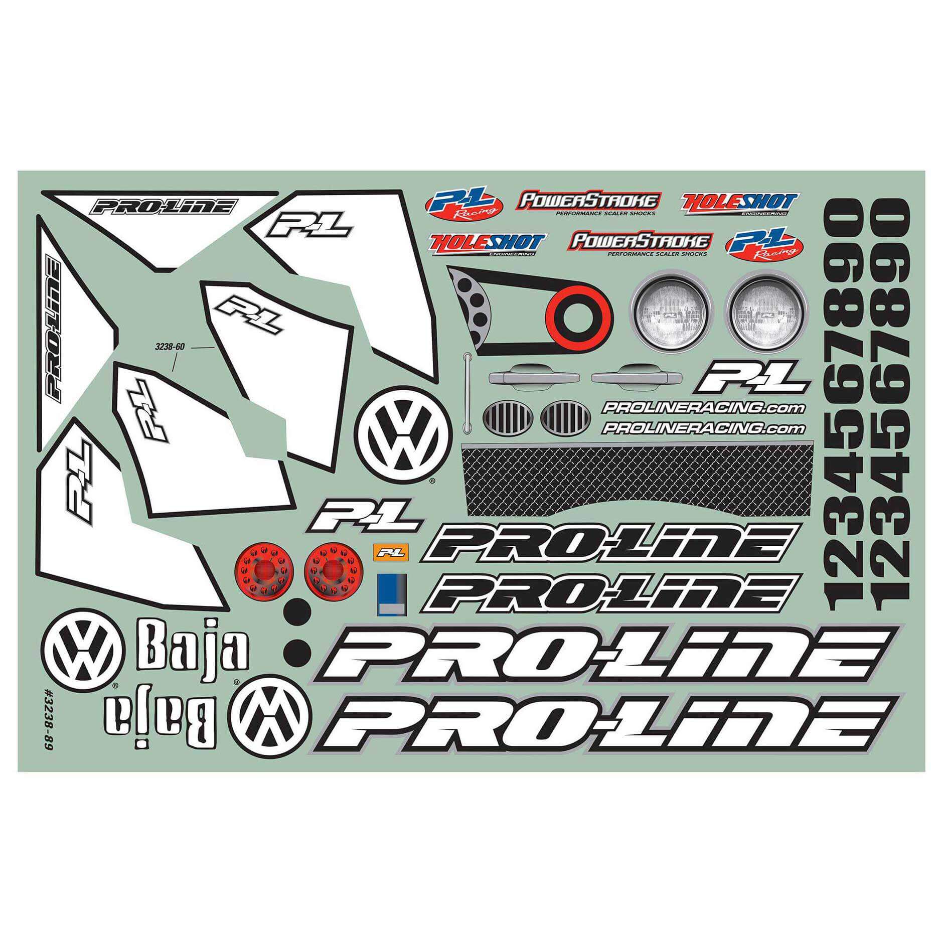 Pro-Line Racing 1:10 VW Baja Bug Clear Body: Short Course-PRO323862