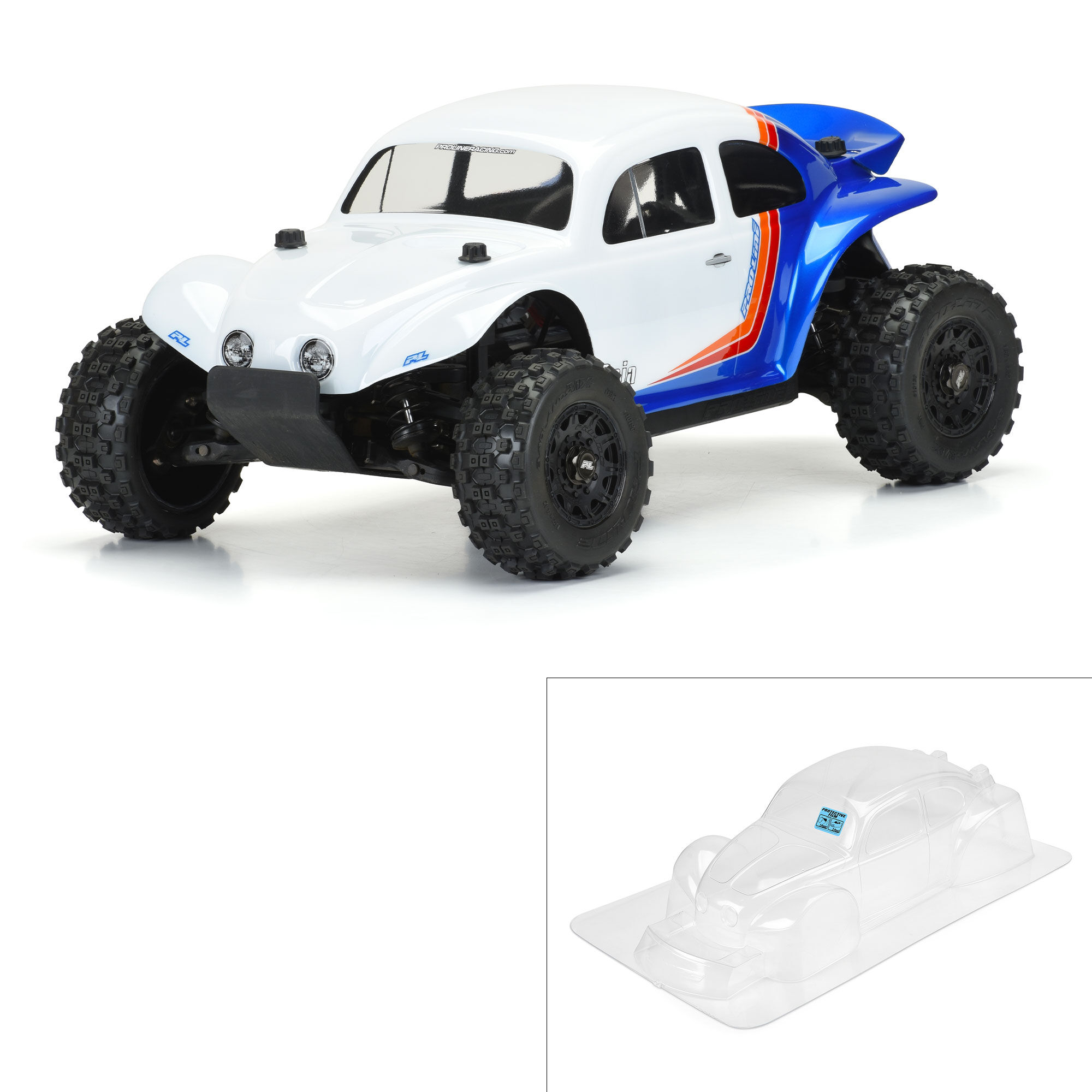 Pro-Line Racing 1:10 VW Baja Bug Clear Body: Short Course-PRO323862