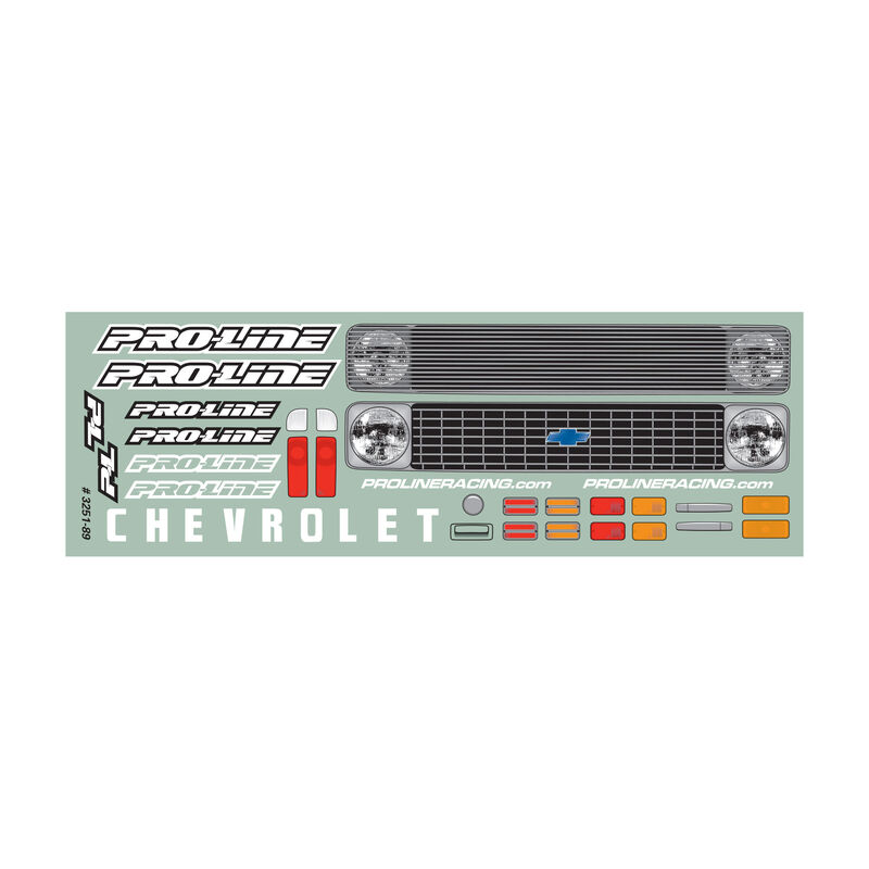 Pro-Line Racing 1/10 1972 Chevy C-10 Clear Body: Stampede & Granite-PRO325100