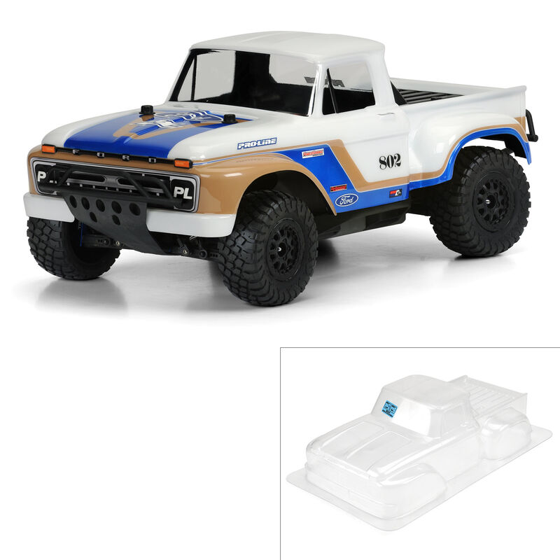 Pro-Line Racing 1/10 1966 Ford F-100 Clear Body: Short Course-PRO340800