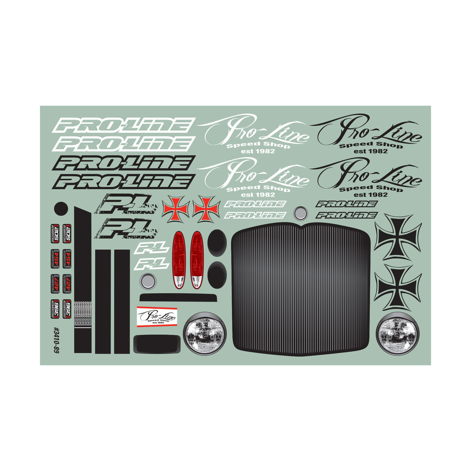 Pro-Line Racing 1/8 Rat Rod Clear Body: Monster Truck-PRO341000