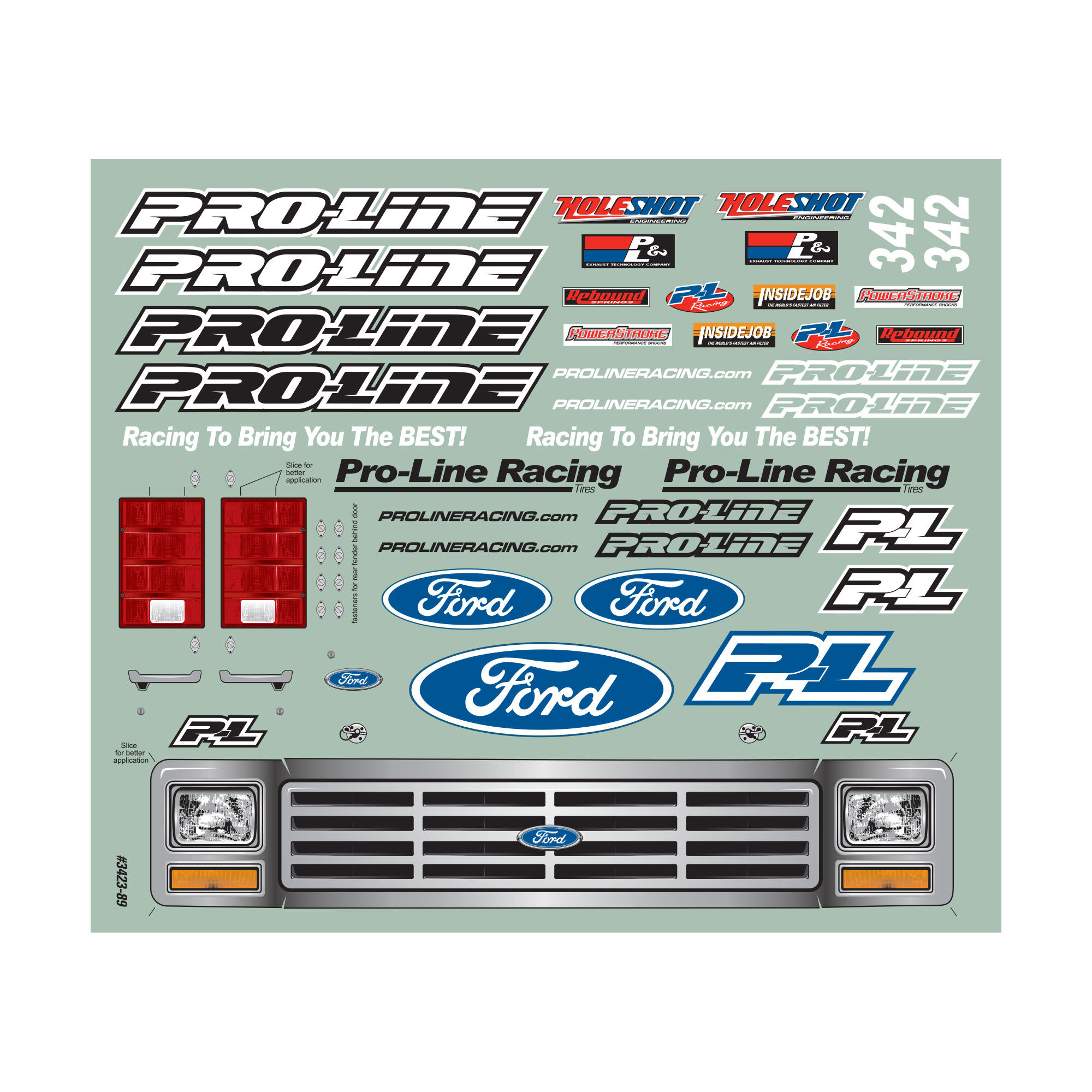 Pro-Line Racing 1:10 1981 Ford Bronco Clear Body: Short Course-PRO342300