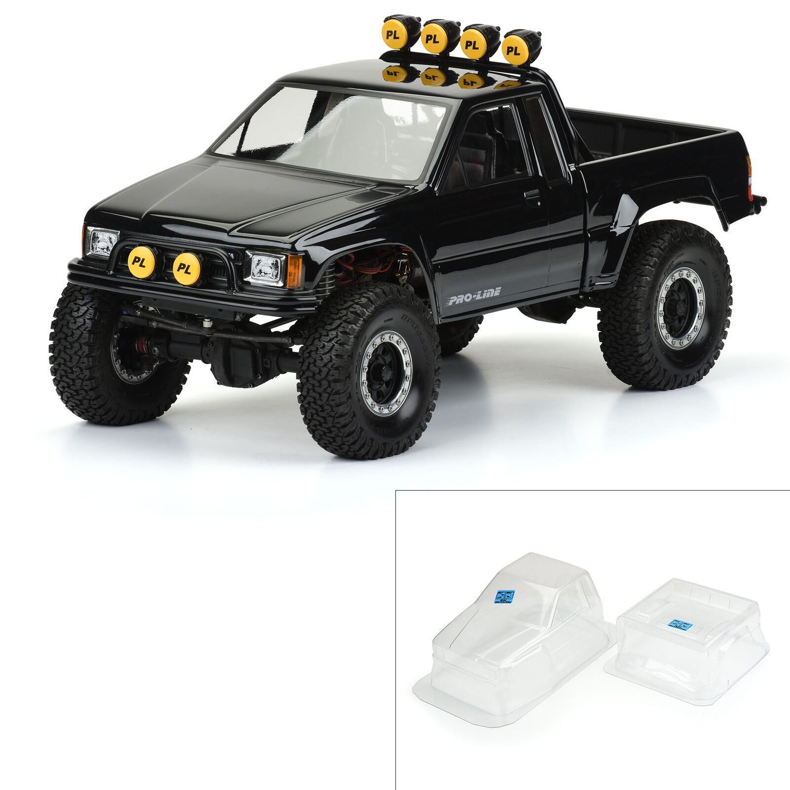 Pro-Line Racing 1/10 1985 Toyota HiLux SR5 Clear Body 12.3" (313mm) Wheelbase Crwlrs-PRO346600