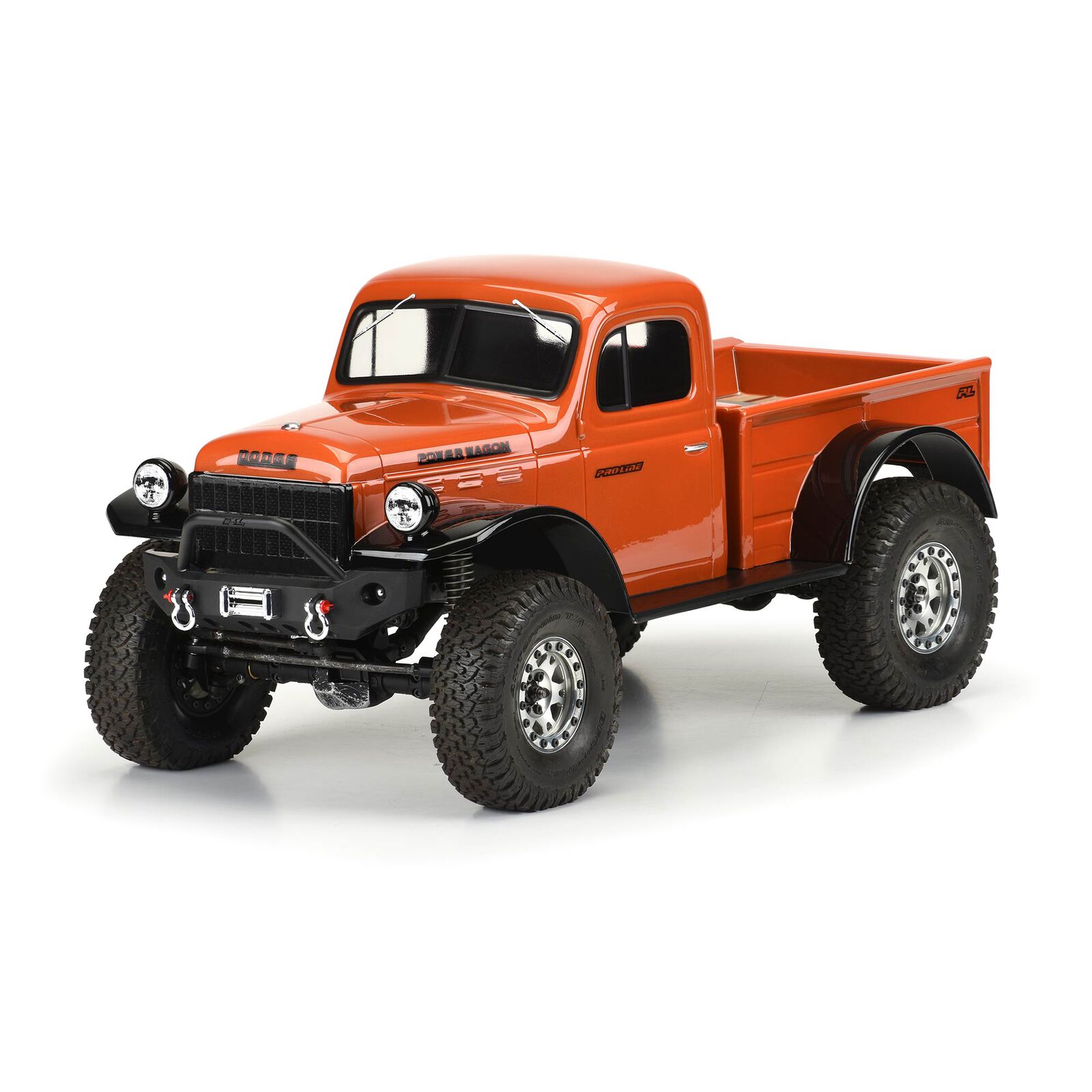 Pro-Line Racing 1/10 1946 Dodge Power Wagon Clear Body 12.3" (313mm) WB Crawlers-PRO349900