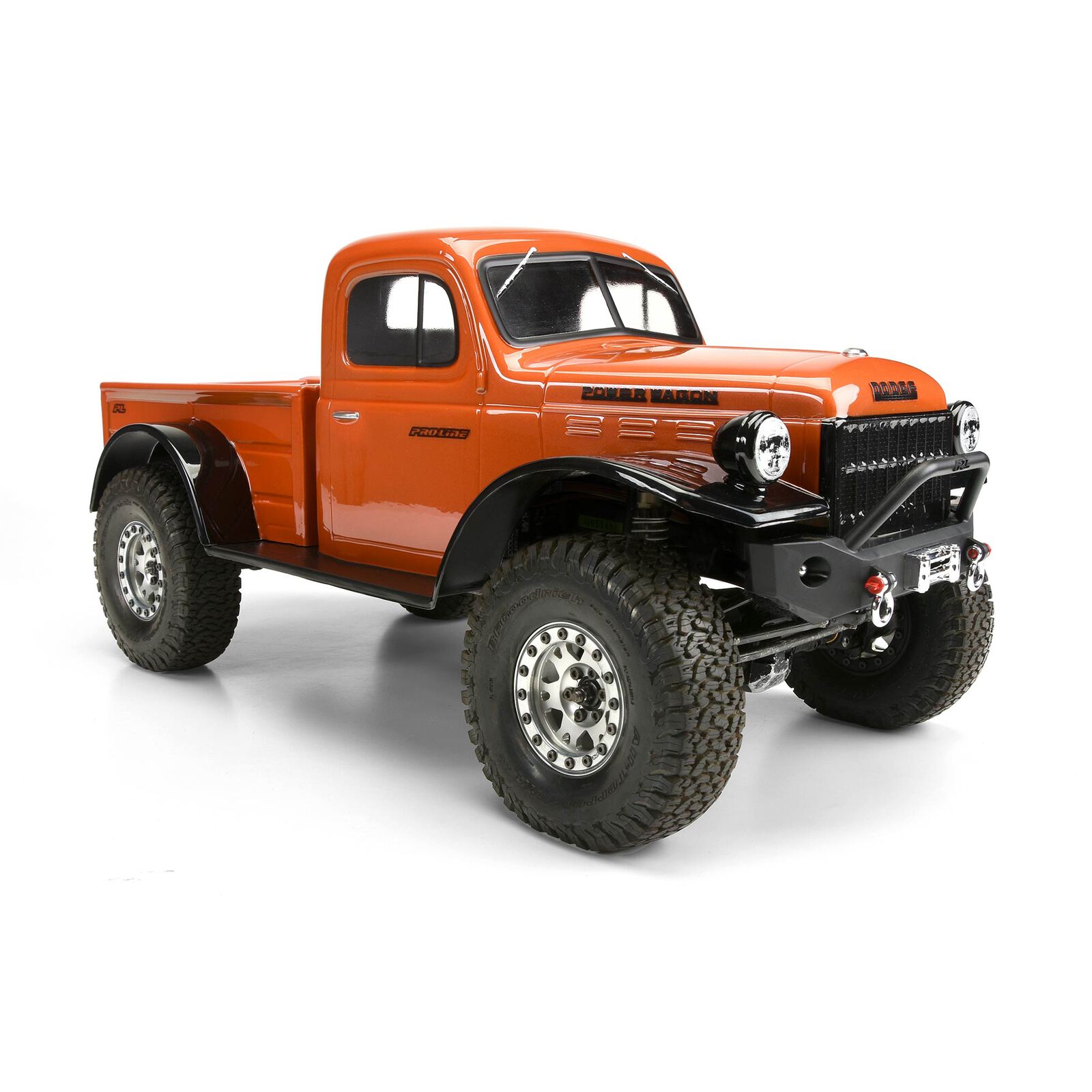 Pro-Line Racing 1/10 1946 Dodge Power Wagon Clear Body 12.3" (313mm) WB Crawlers-PRO349900