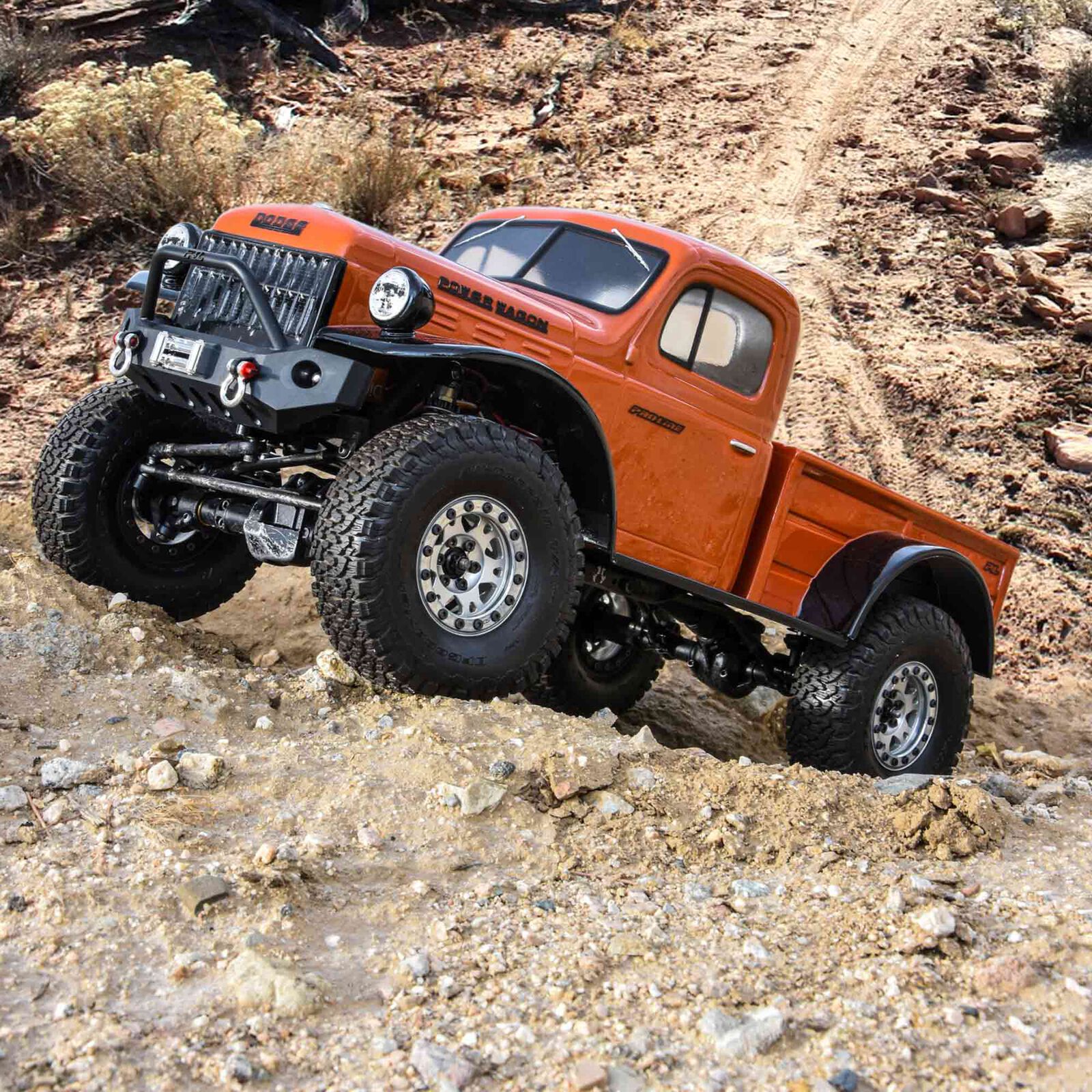 Pro-Line Racing 1/10 1946 Dodge Power Wagon Clear Body 12.3" (313mm) WB Crawlers-PRO349900