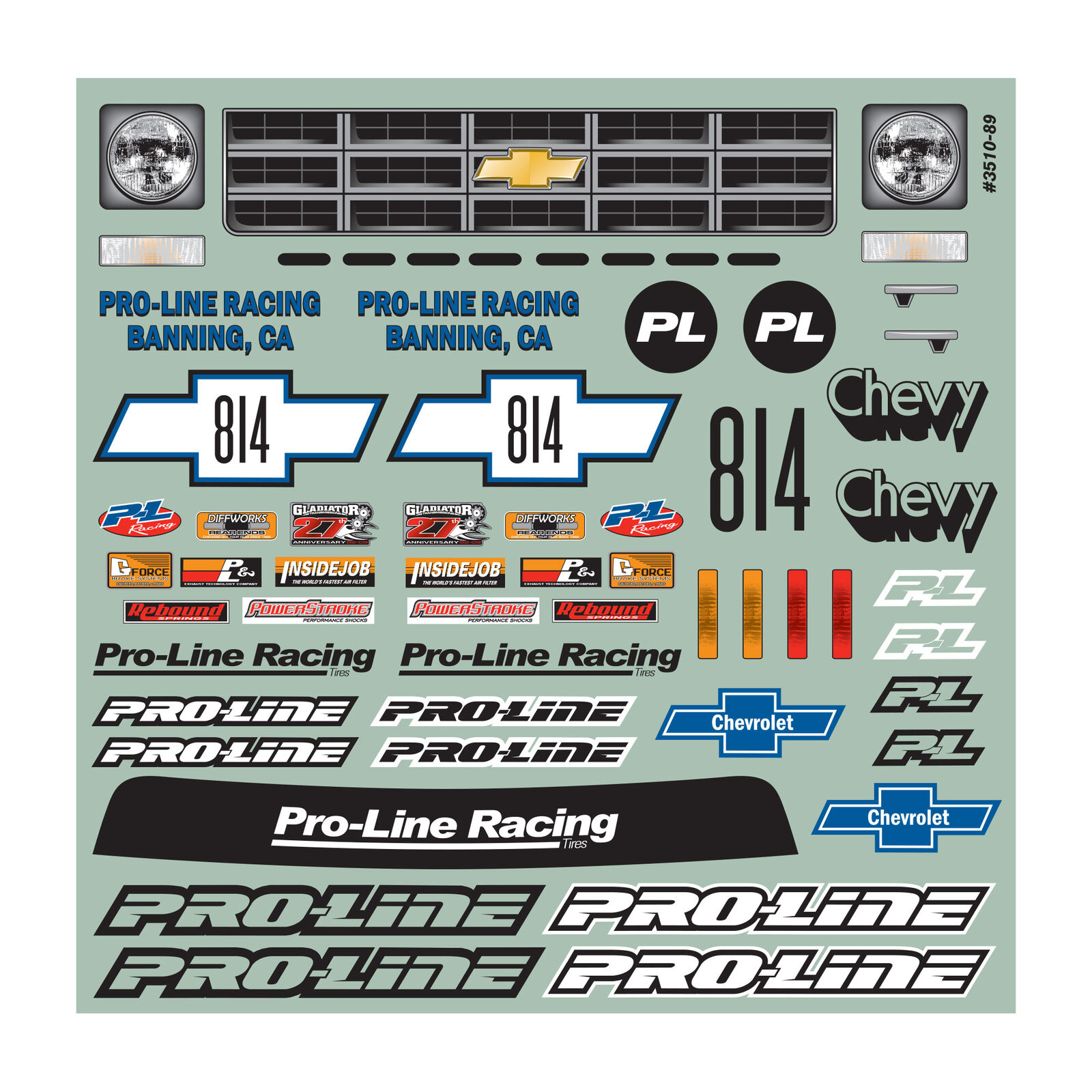 Pro-Line Racing 1/10 1978 Chevy C-10 Race Truck Clear Body: Short Course-PRO351000