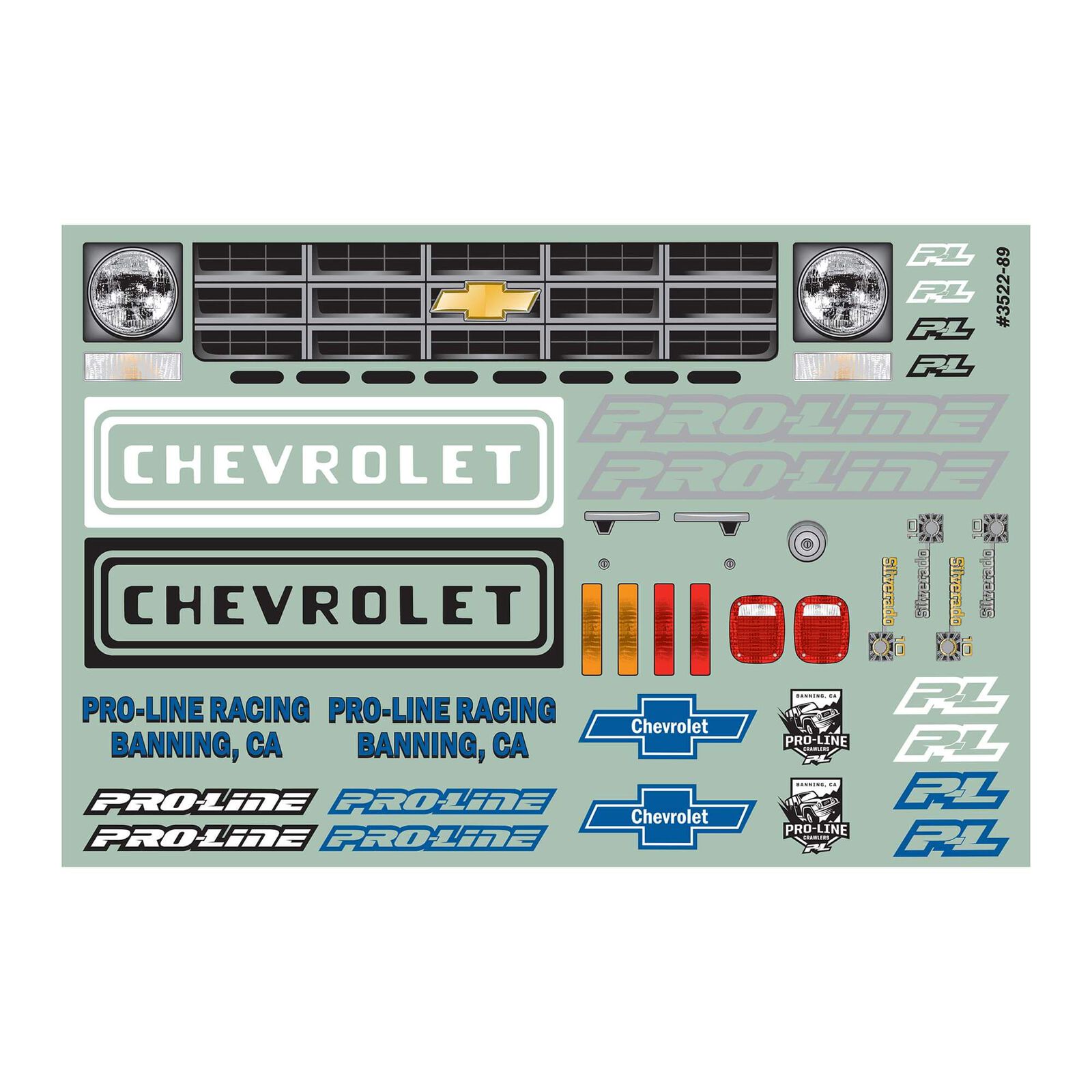 Pro-Line Racing 1/10 1978 Chevy K-10 Clear Body 12.3" (313mm) Wheelbase Crawlers-PRO352200