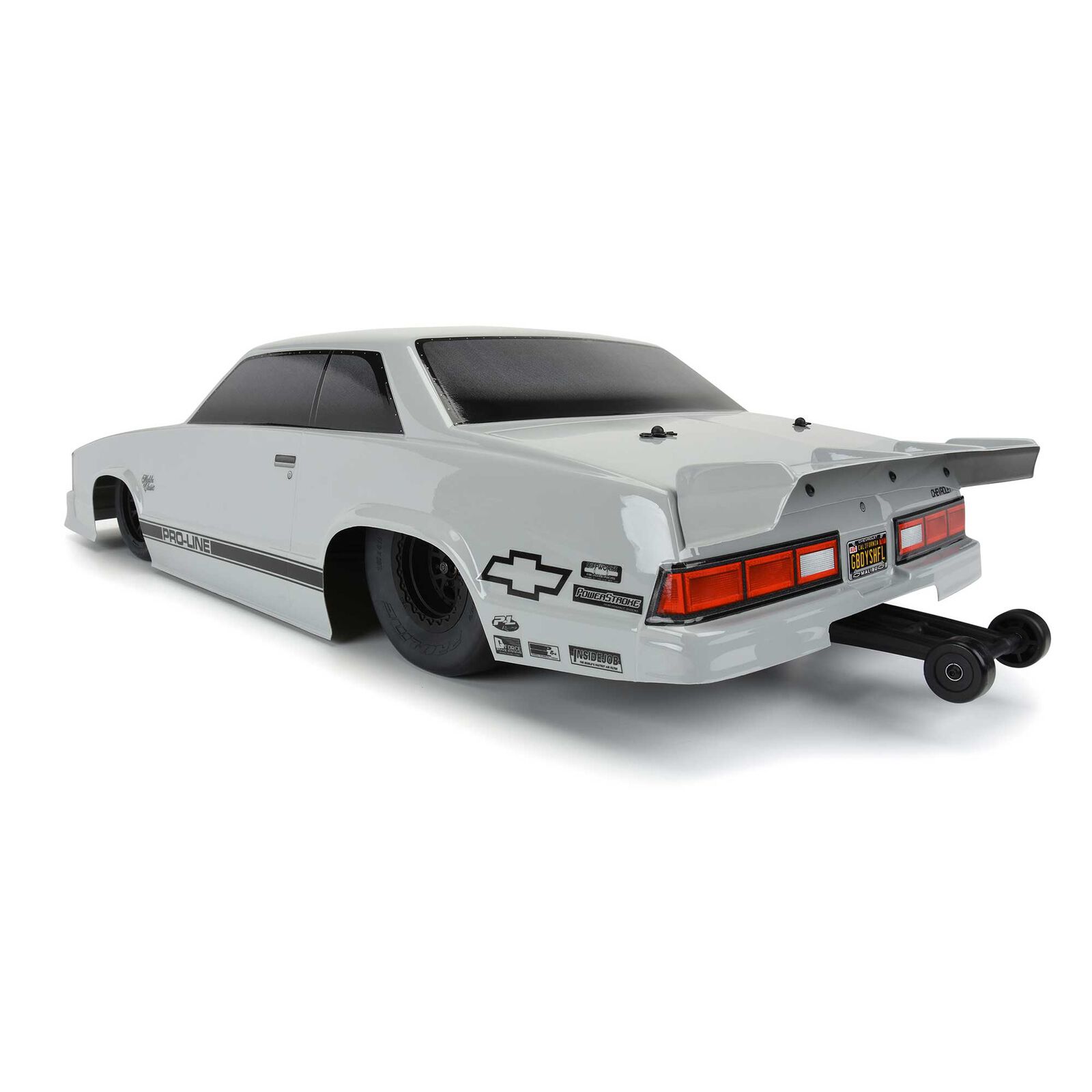 Pro-Line Racing 1/10 1978 Chevrolet Malibu Tough-Color Gray Body: Drag Car-PRO354914