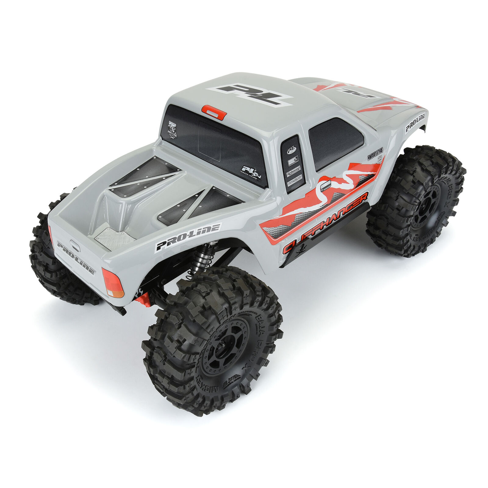 Pro-Line Racing 1/10 Cliffhanger HP Tough-Color Gray Body 12.3” (313mm) WB Crawlers-PRO356614