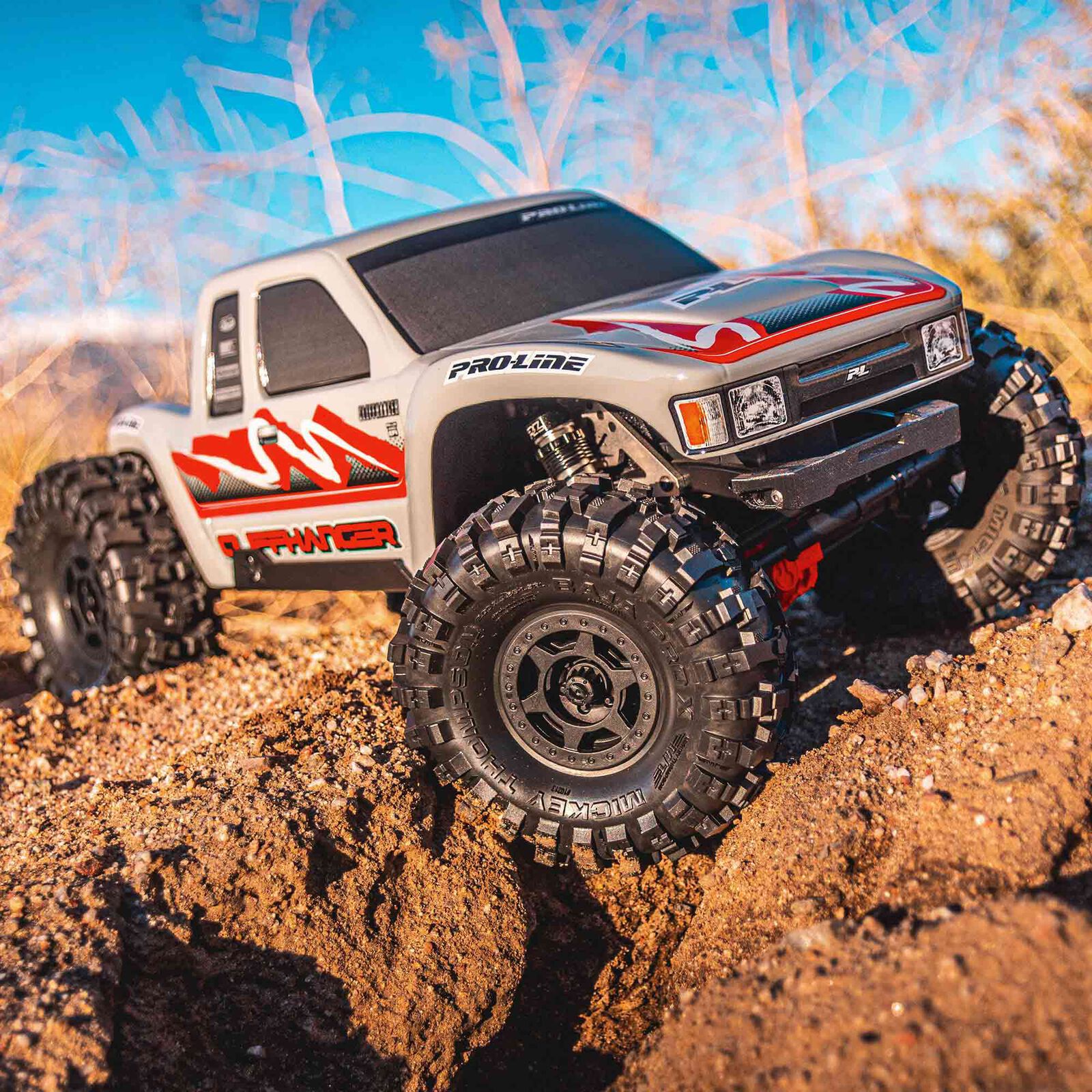 Pro-Line Racing 1/10 Cliffhanger HP Tough-Color Gray Body 12.3” (313mm) WB Crawlers-PRO356614