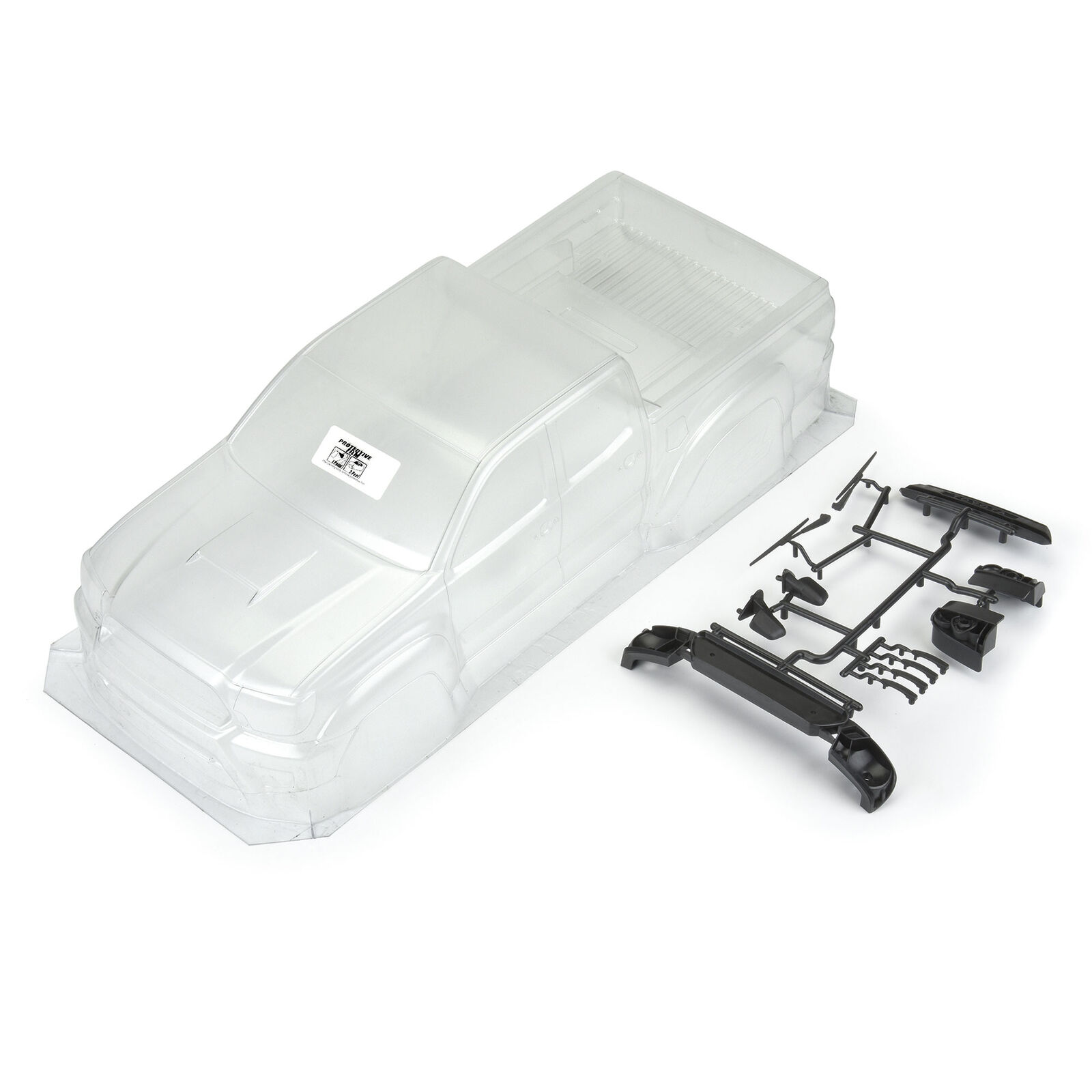 Pro-Line Racing 1/10 2015 Toyota Tacoma TRD Pro Clear Body 12.3" (313mm) Wheelbase: Crawlers-PRO356800