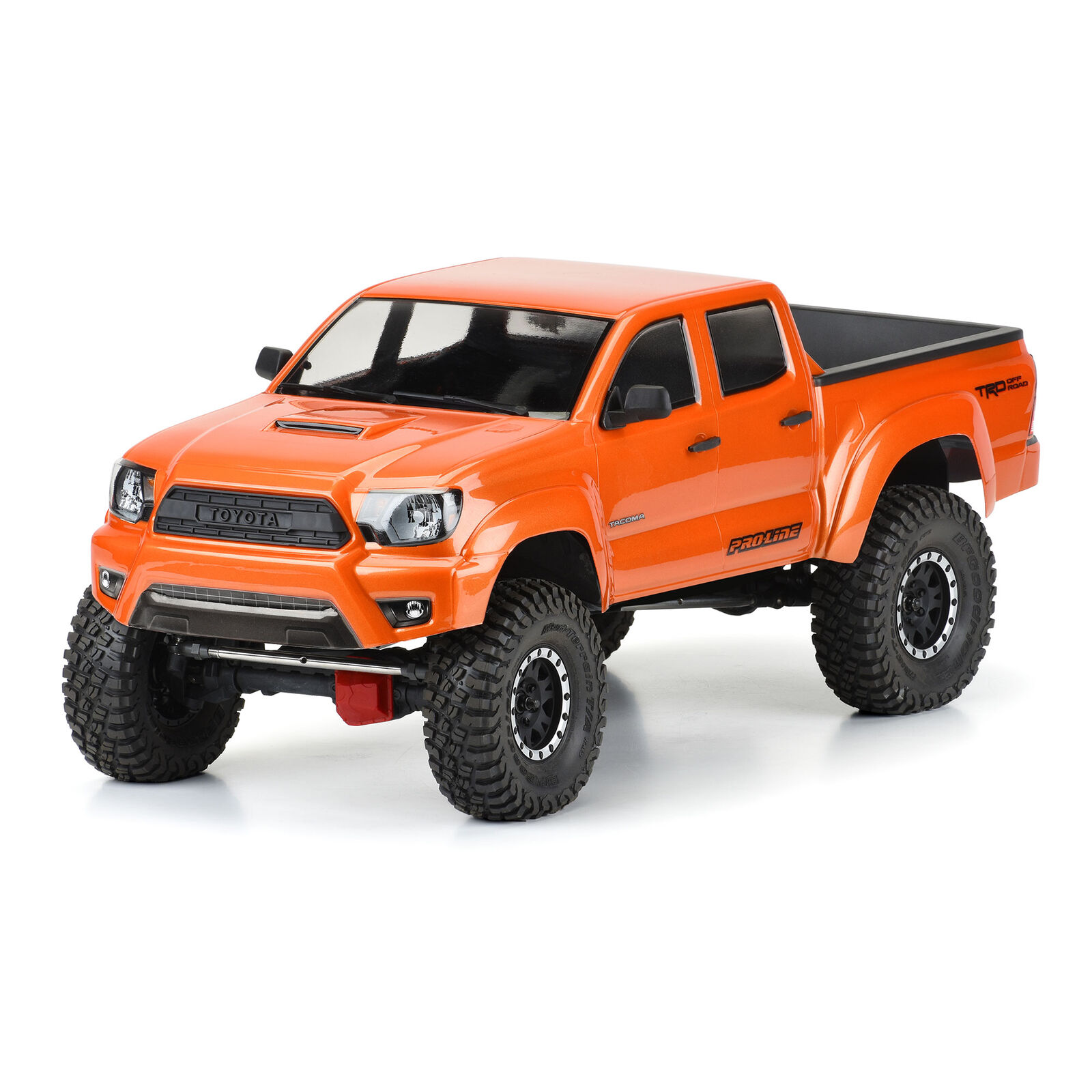 Pro-Line Racing 1/10 2015 Toyota Tacoma TRD Pro Clear Body 12.3" (313mm) Wheelbase: Crawlers-PRO356800