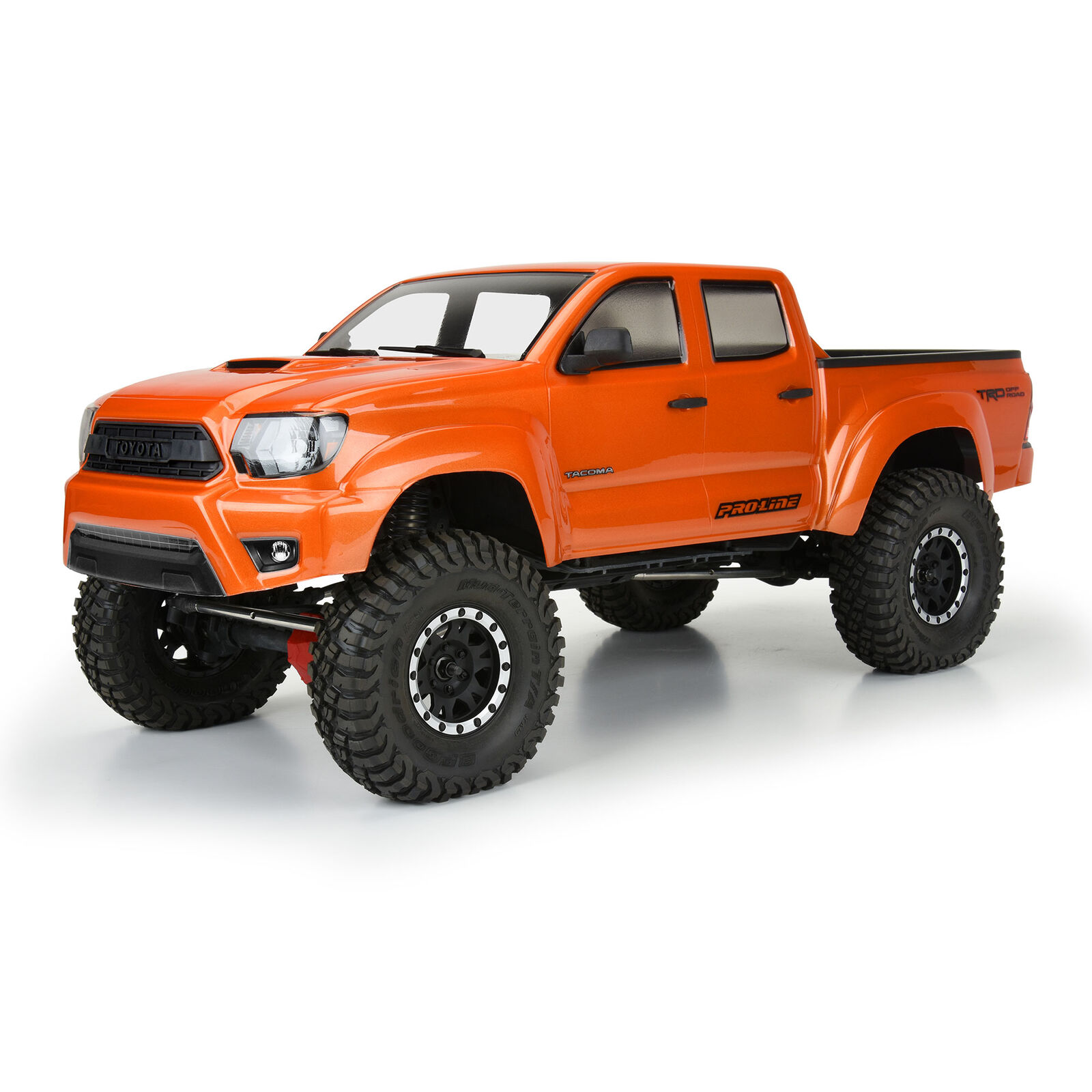 Pro-Line Racing 1/10 2015 Toyota Tacoma TRD Pro Clear Body 12.3" (313mm) Wheelbase: Crawlers-PRO356800