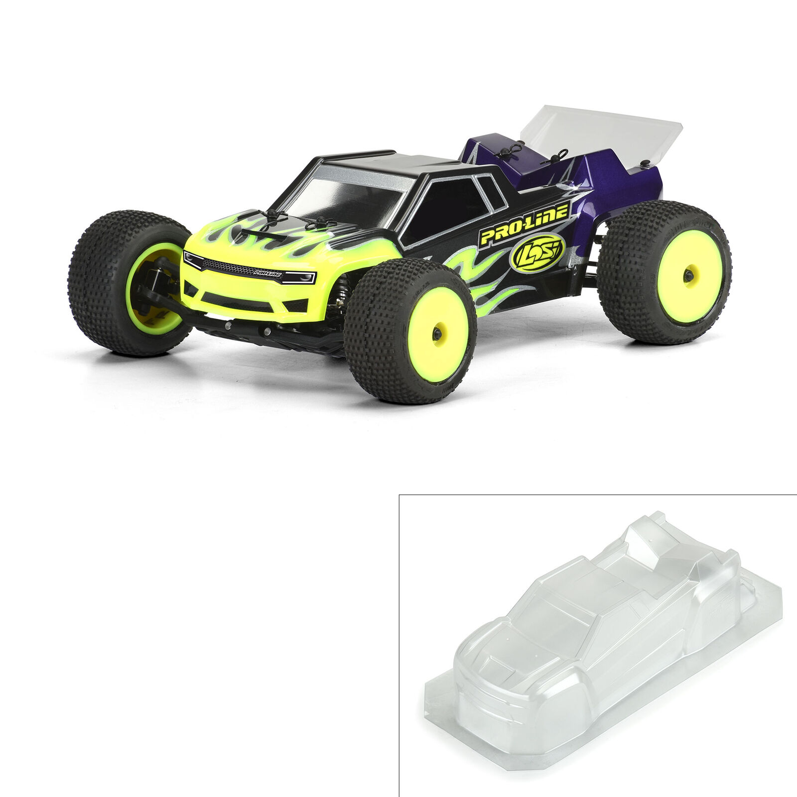 Pro-Line Racing 1/18 Axis ST Clear Body: Losi Mini-T-PRO358700