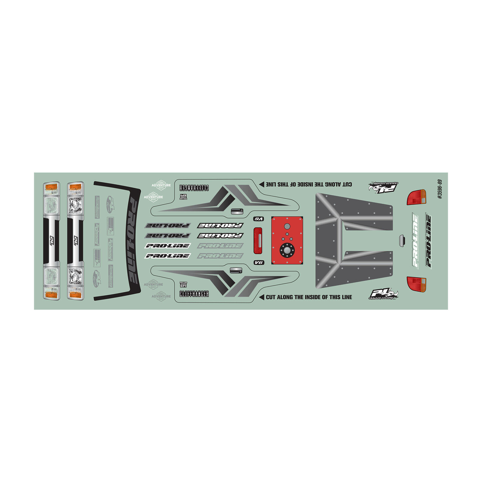 Pro-Line Racing 1/24 Cliffhanger High Performance Clear Body: SCX24-PRO359600
