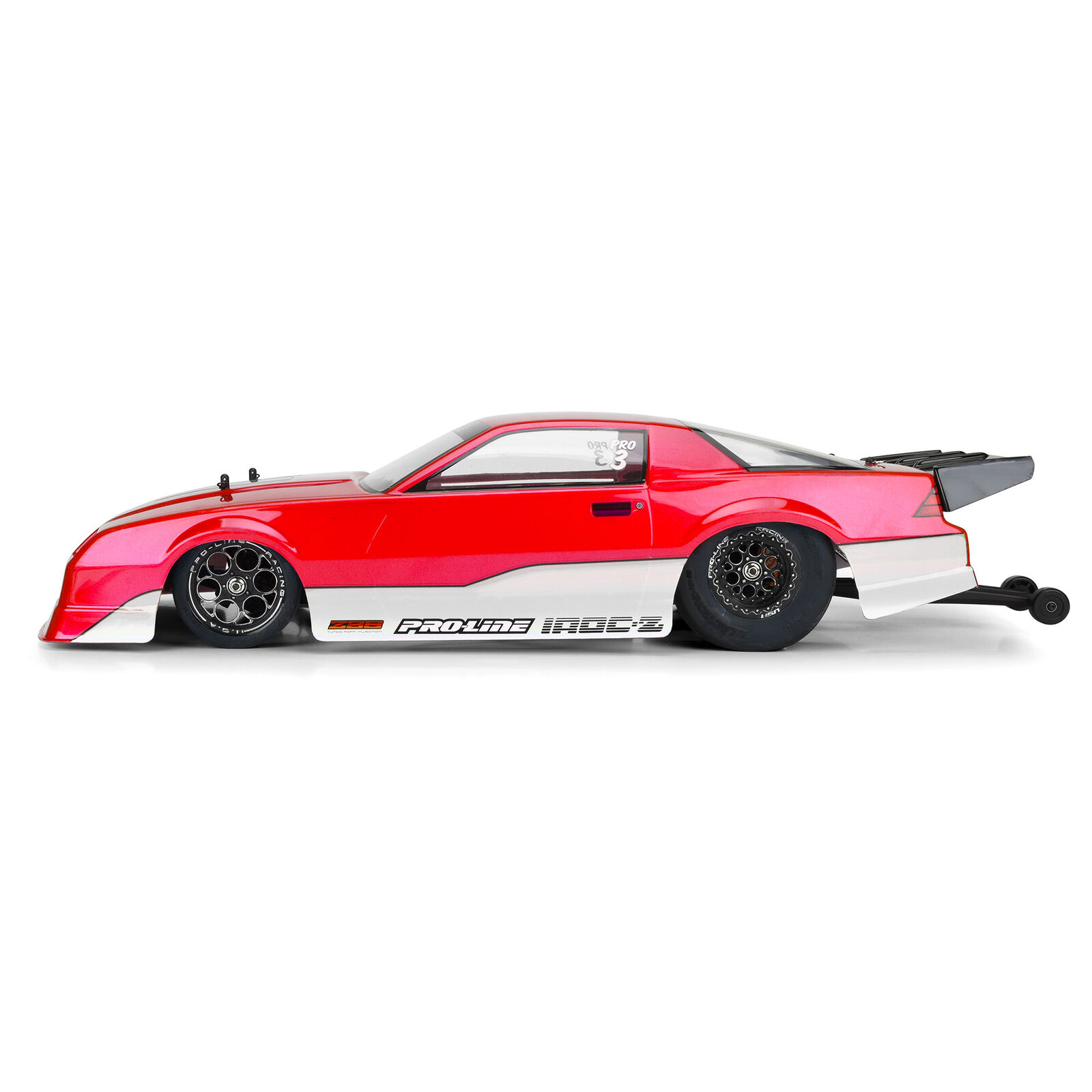 Pro-Line Racing 1/10 Pre-Cut 1985 Chevy Camaro IROC-Z Clear Body: 22S Drag Car-PRO360217