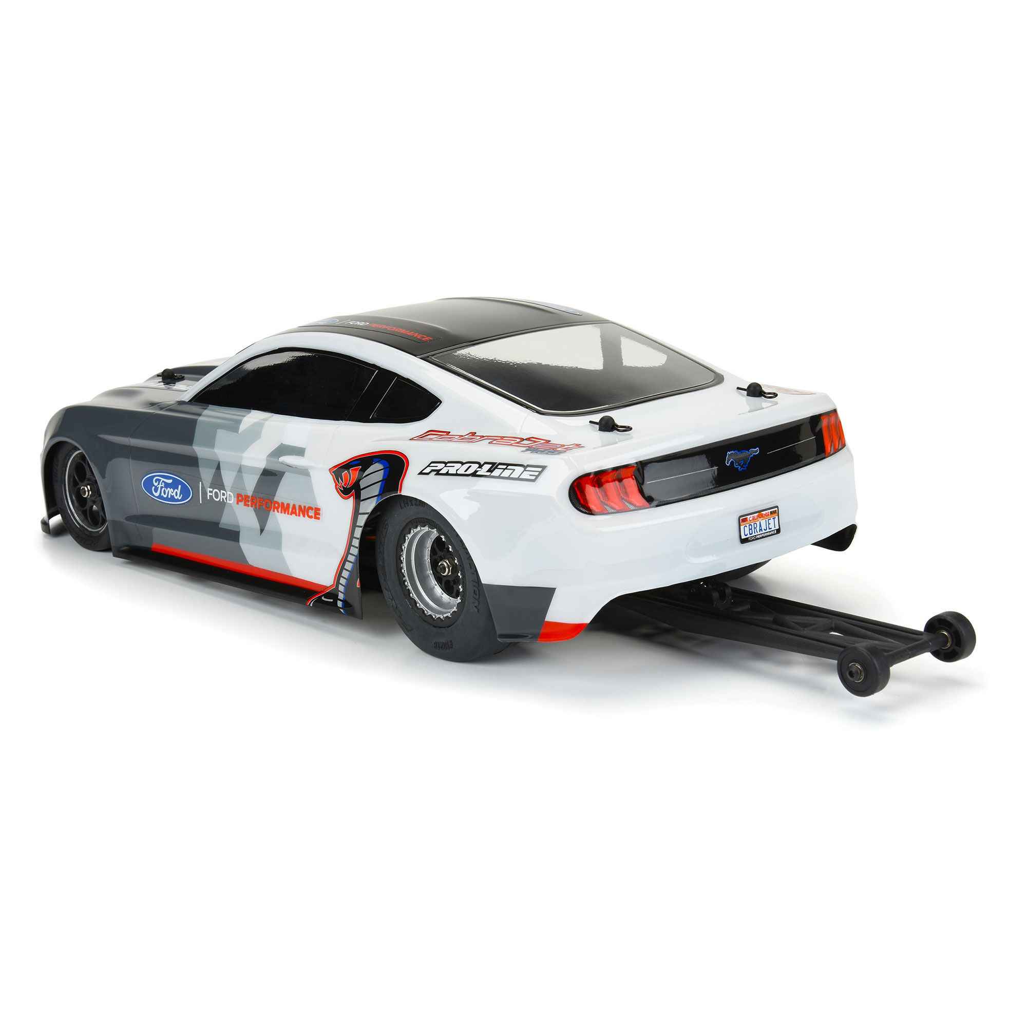 Pro-Line Racing 1:16 2021 Ford Mustang Cobra Jet Clear Body: Losi Mini Drag Car-PRO360500