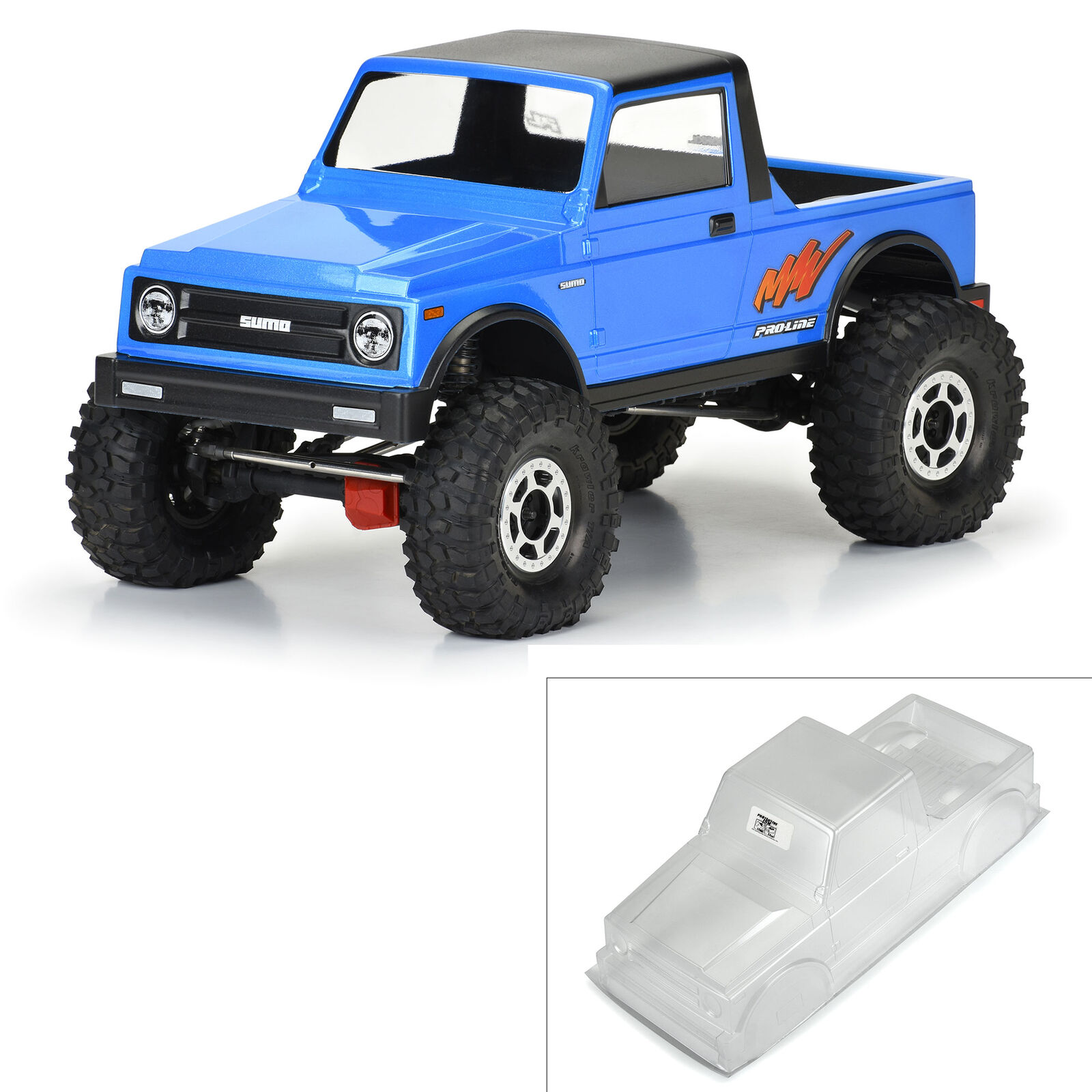 Pro-Line Racing 1/10 Sumo L Clear Body 12.3" (313mm) Wheelbase Crawlers-PRO360900