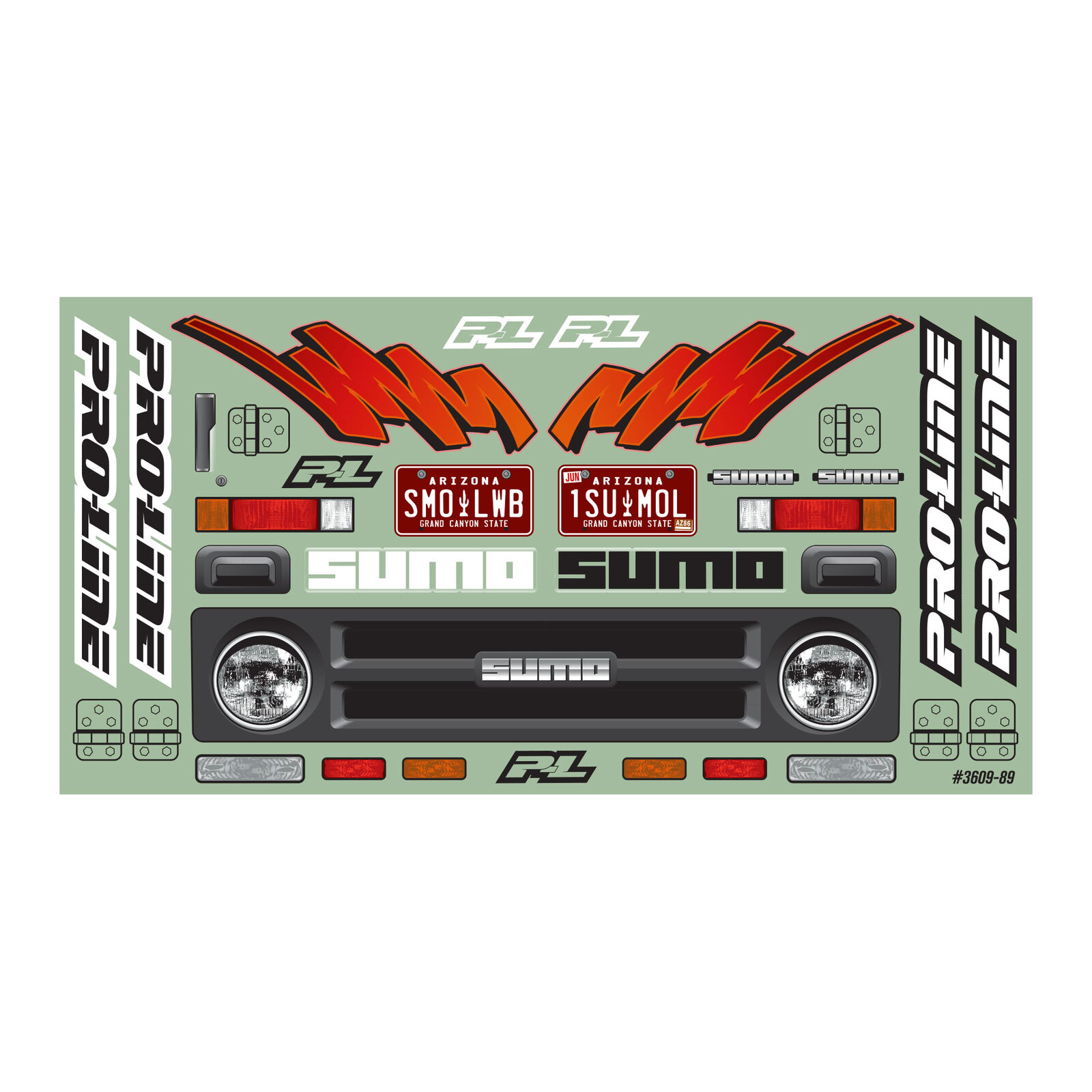 Pro-Line Racing 1/10 Sumo L Clear Body 12.3" (313mm) Wheelbase Crawlers-PRO360900