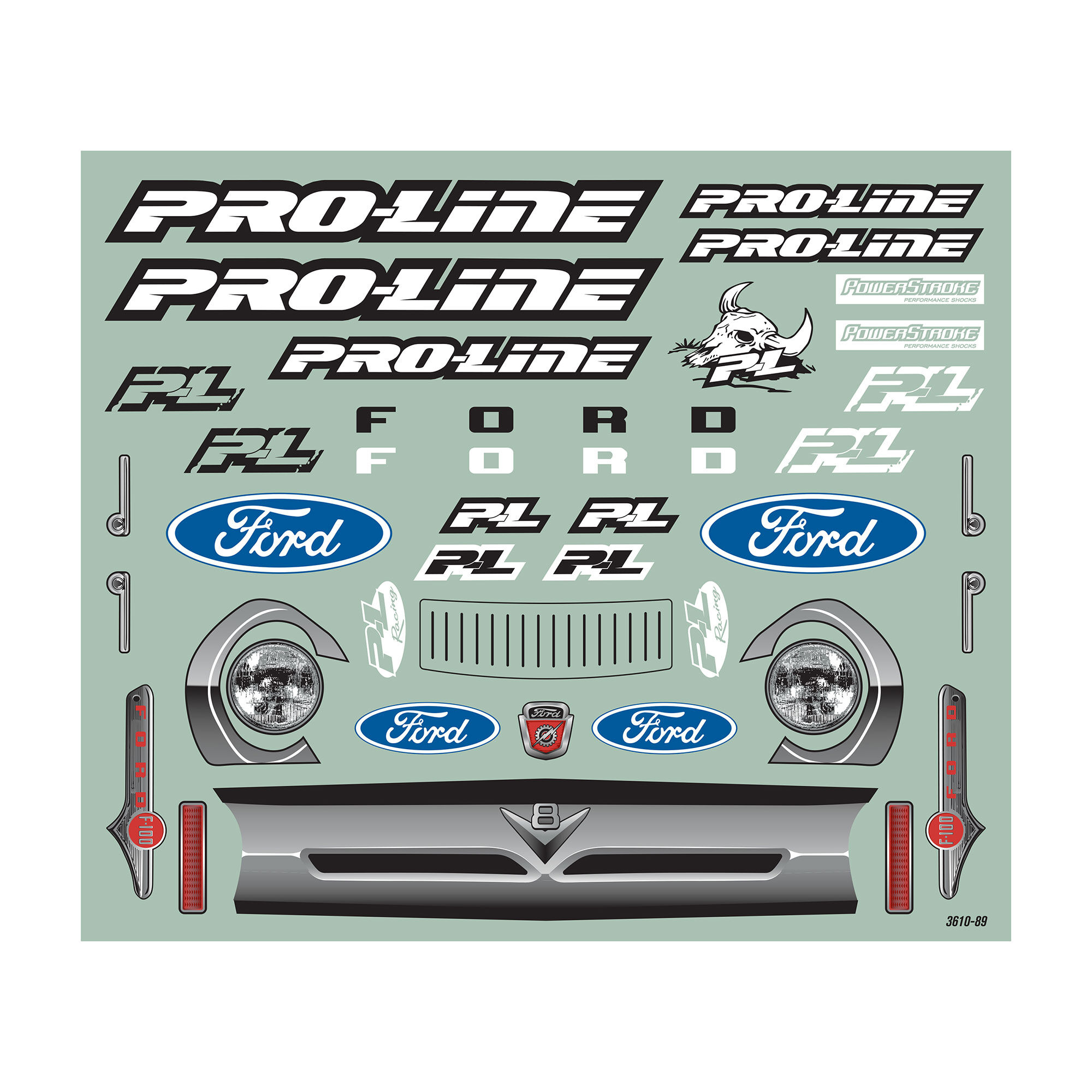 Pro-Line Racing 1:5 Pre-Cut 1956 Ford F-100 Clear Body: X-MAXX-PRO361017