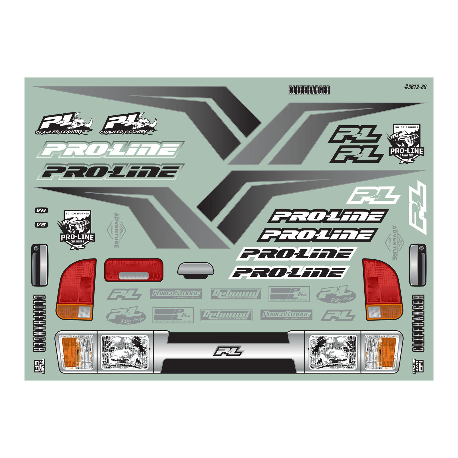 Pro-Line Racing 1/6 Cliffhanger High Performance Clear Body: SCX6-PRO361200