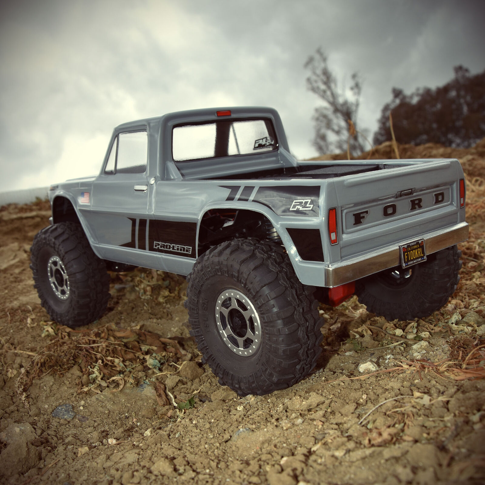 Pro-Line Racing 1/10 1967 Ford F-100 Clear Body 12.3" (313mm) Wheelbase Crawlers-PRO361300
