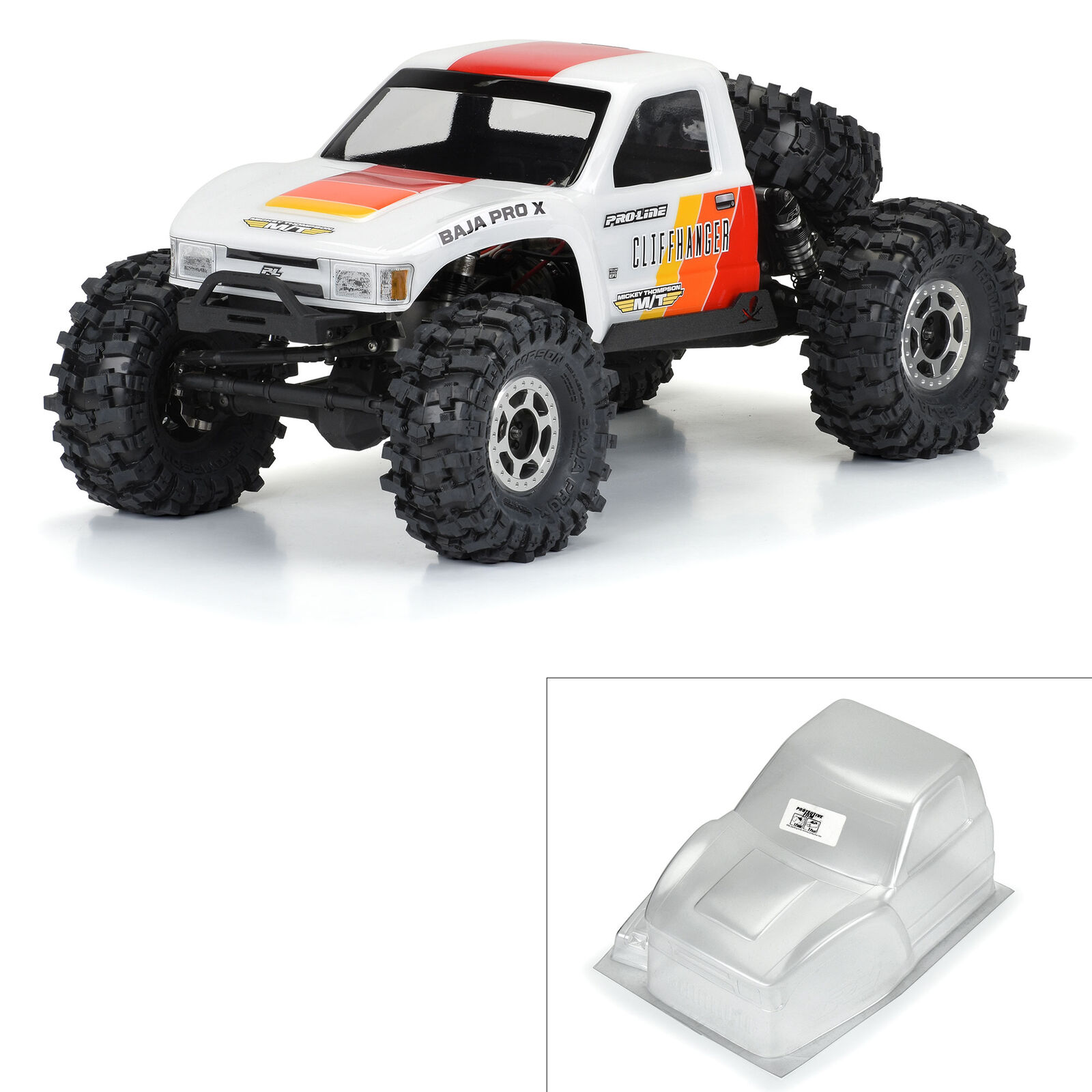 Pro-Line Racing 1/10 Cliffhanger HP Cab-Only Clear Body 12.3" (313mm) WB Crawlers-PRO361500