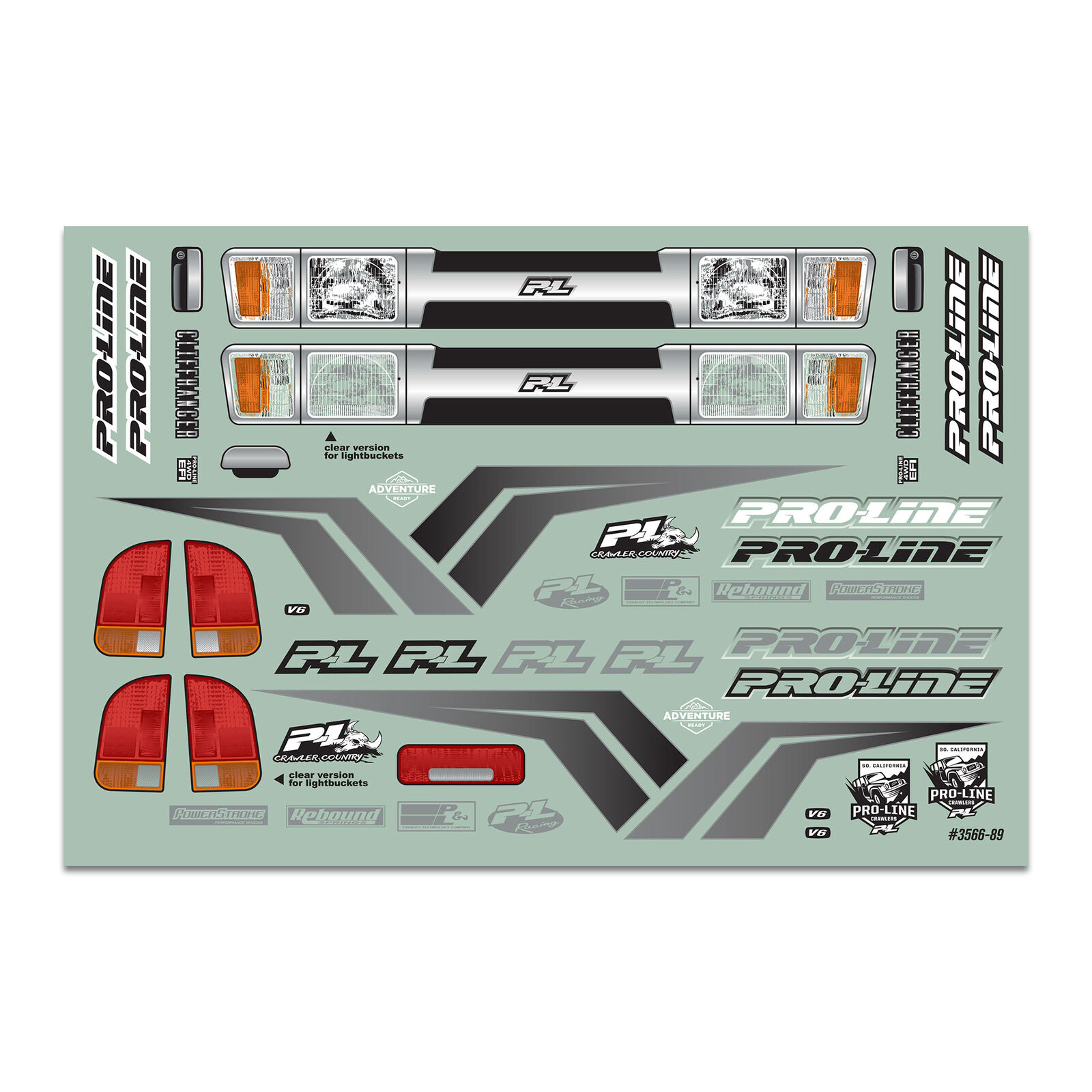 Pro-Line Racing 1/10 Cliffhanger HP Cab-Only Clear Body 12.3" (313mm) WB Crawlers-PRO361500