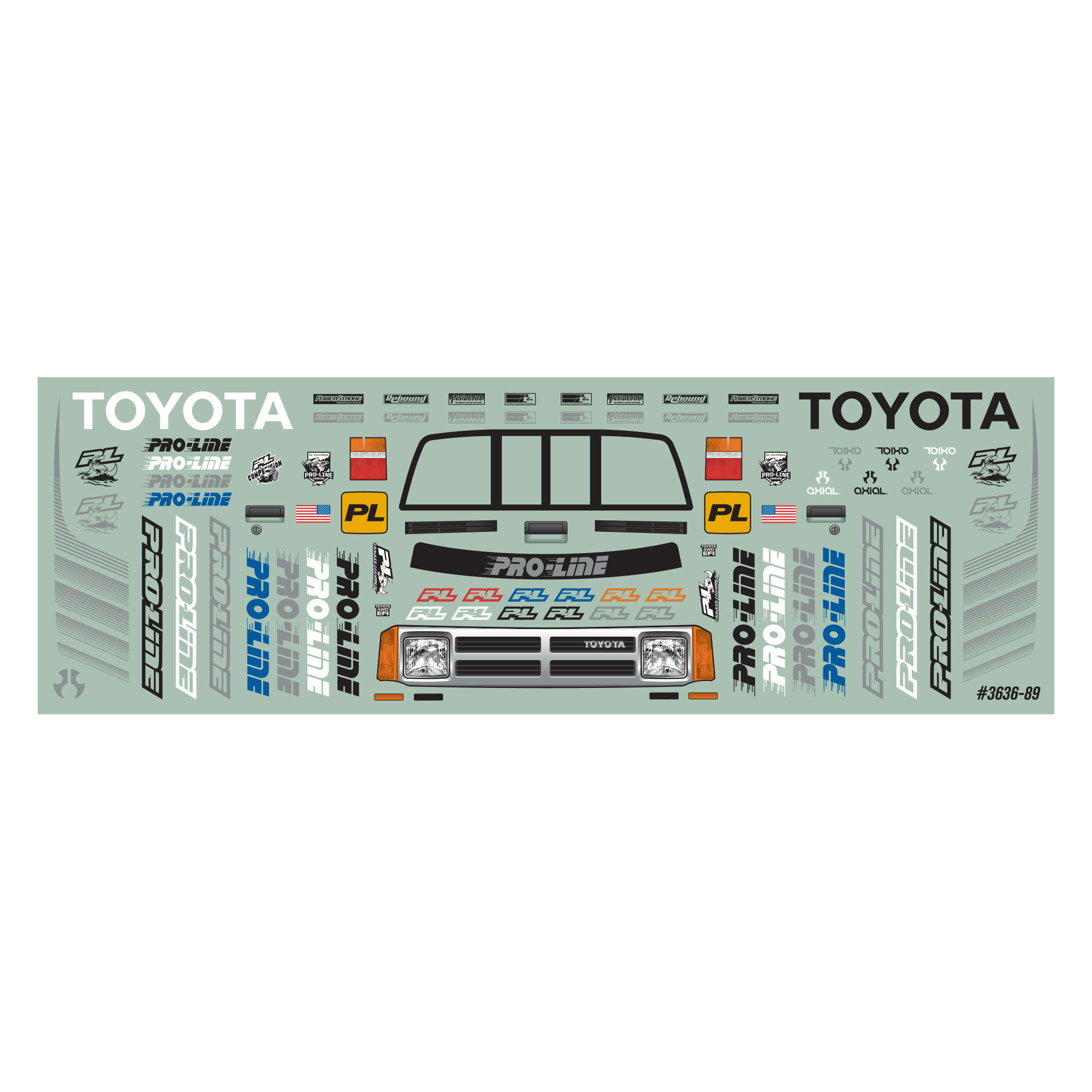 Pro-Line Racing 1985 Toyota HiLux SR5 Clear Body: SCX24-PRO363600