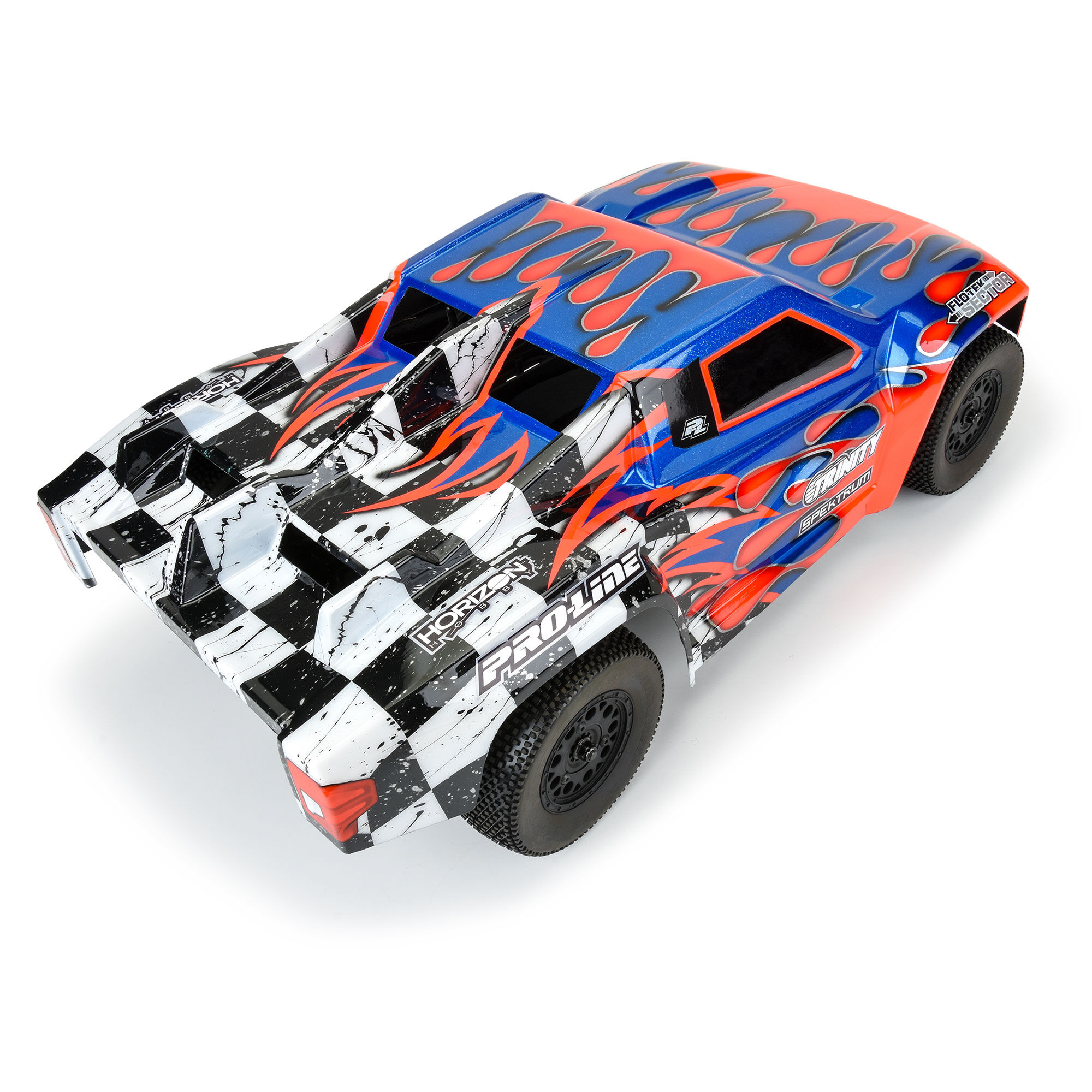 Pro-Line Racing 1:10 Pre-Cut Flo-Tek Sector Clear Body: Short Course-PRO363717