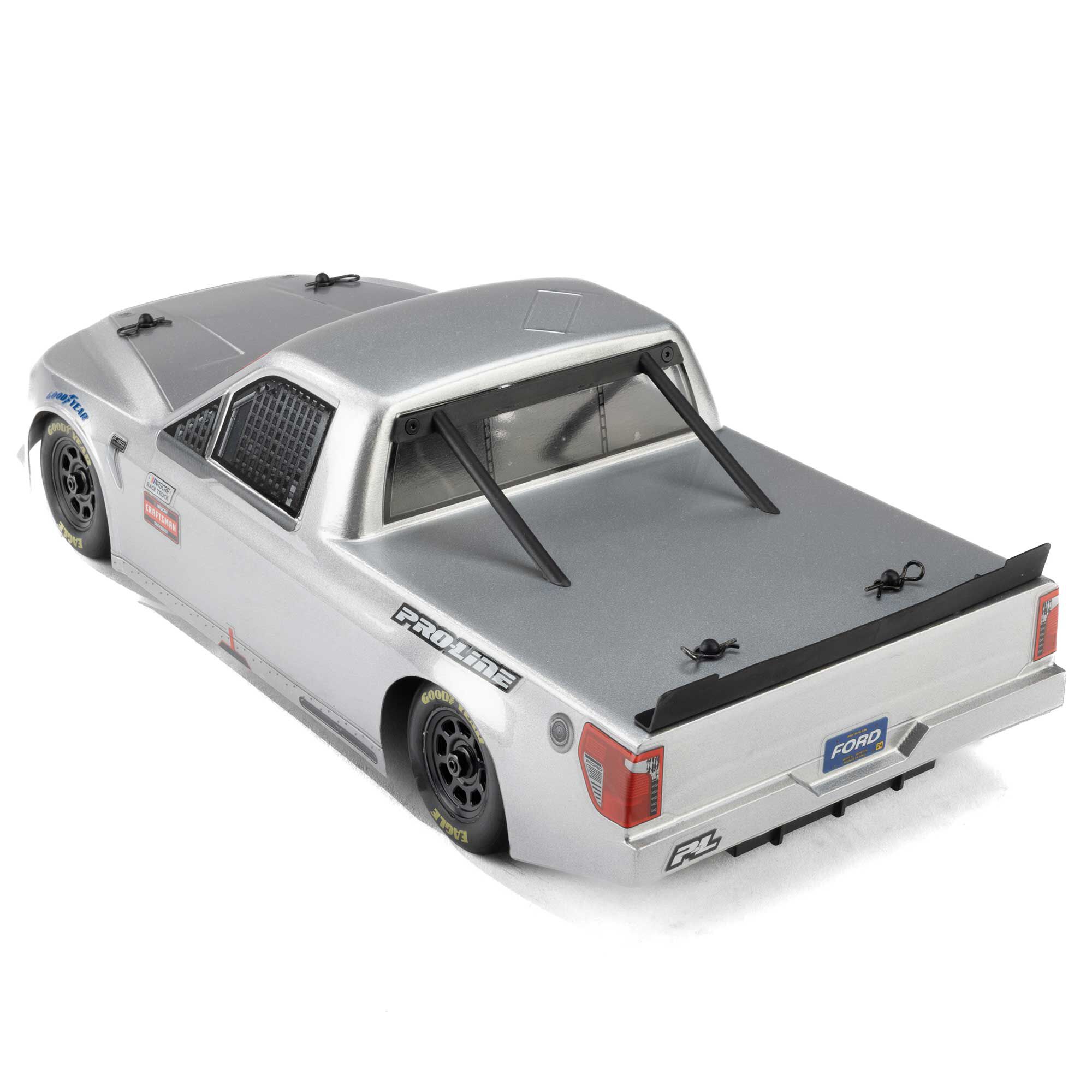 Pro-Line Racing 1:12 Pre-Cut 2024 Ford F-150 Truck Clear Body: Losi NASCAR-PRO365400