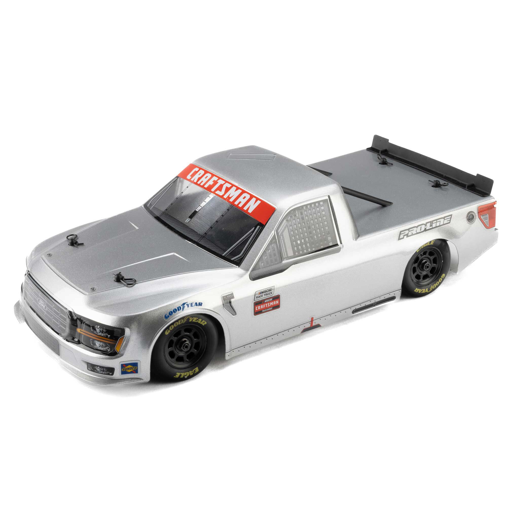 Pro-Line Racing 1:12 Pre-Cut 2024 Ford F-150 Truck Clear Body: Losi NASCAR-PRO365400