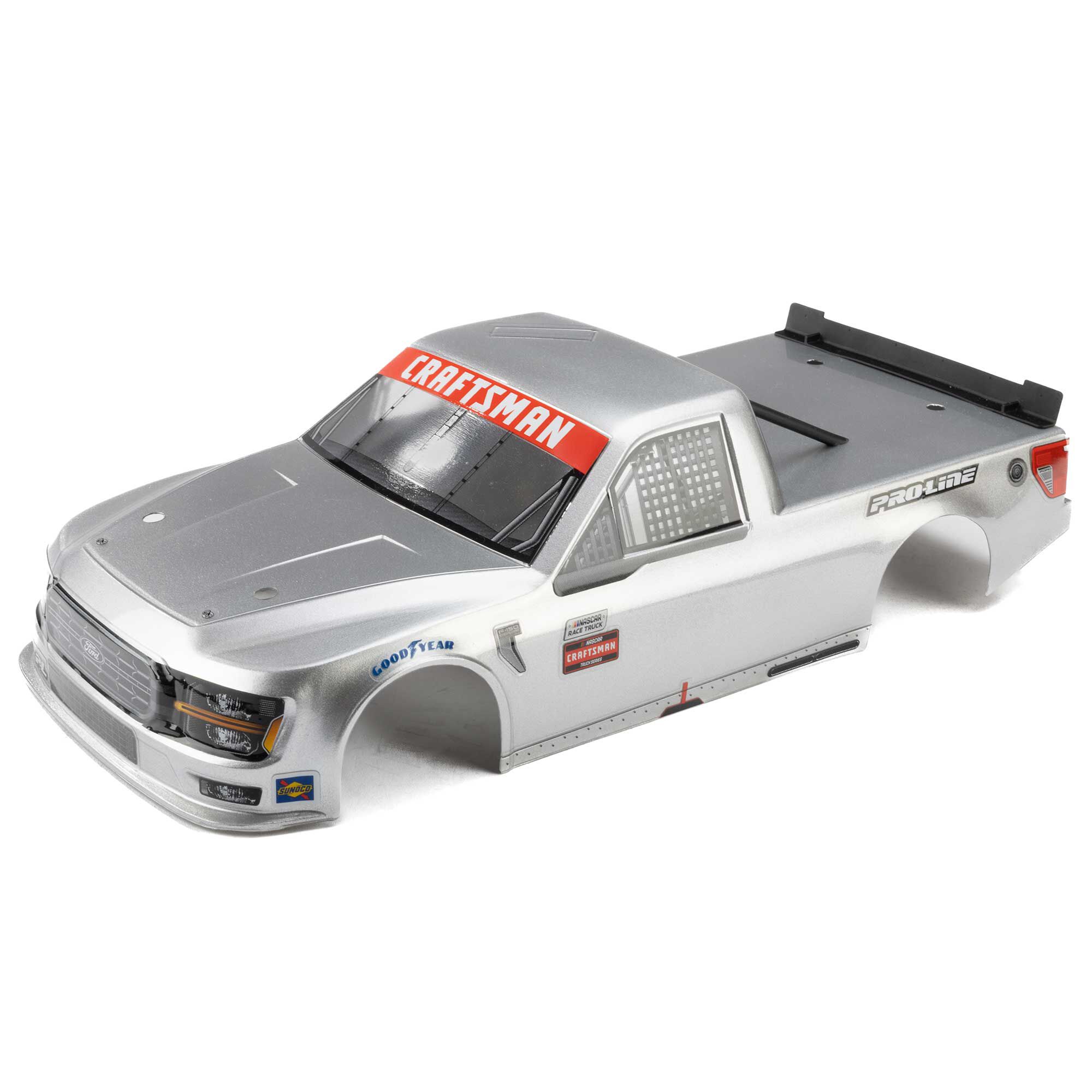 Pro-Line Racing 1:12 Pre-Cut 2024 Ford F-150 Truck Clear Body: Losi NASCAR-PRO365400