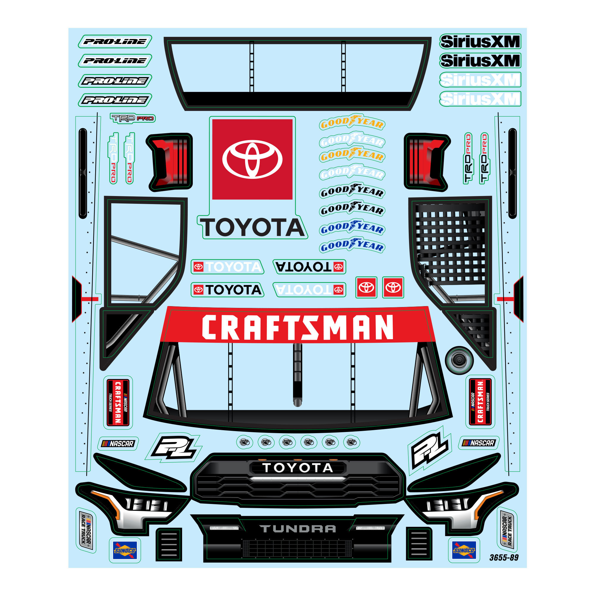 Pro-Line Racing 1/12 Pre-Cut 2024 Toyota Tundra Truck Clear Body