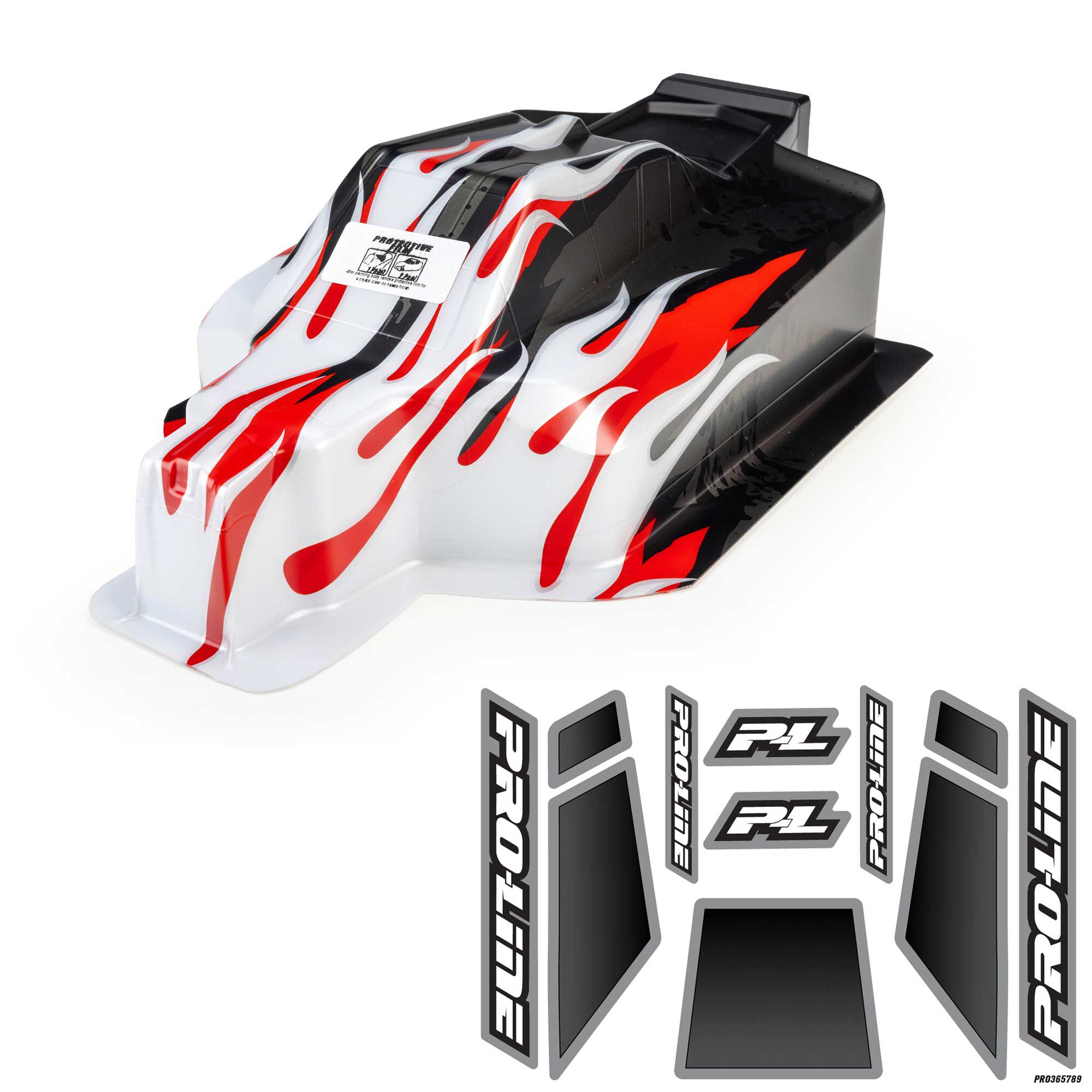 Pro-Line Racing 1:8 Limited Edition Pre-Painted Sector Flame Body: AE RC8B4.1-PRO365720