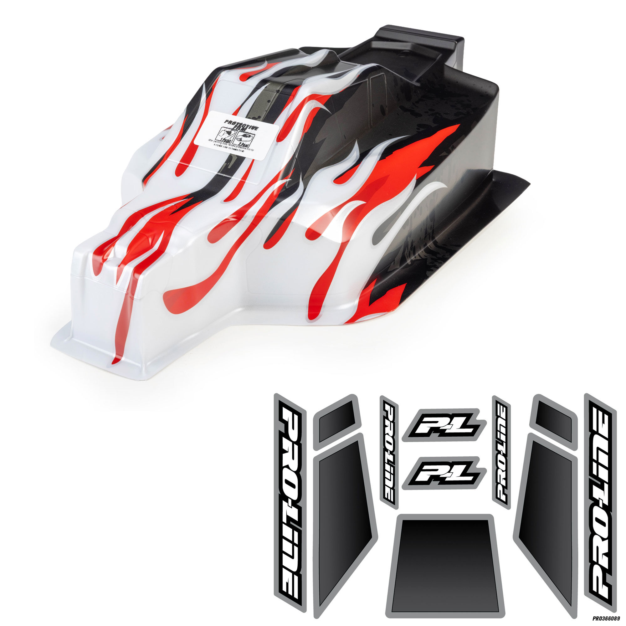 Pro-Line Racing 1:8 Limited Edition Pre-Painted Sector Flame Body: Mugen MBX8/MBX8R-PRO366020