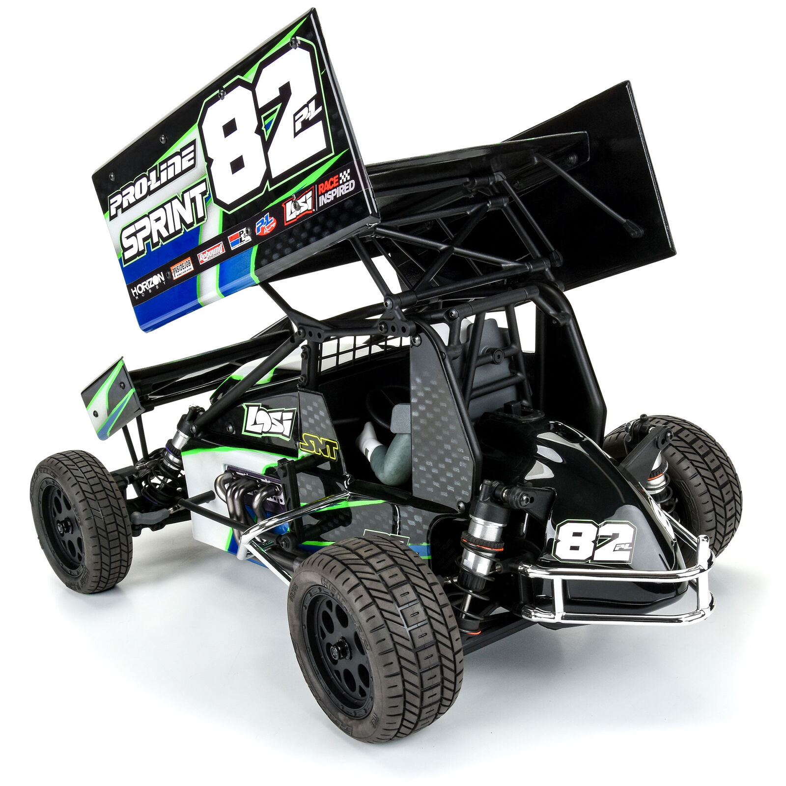 Pro-Line Racing 1/10 Sprint Car Light Weight Clear Body Panel Kit: Losi Sprint Car-PRO367400