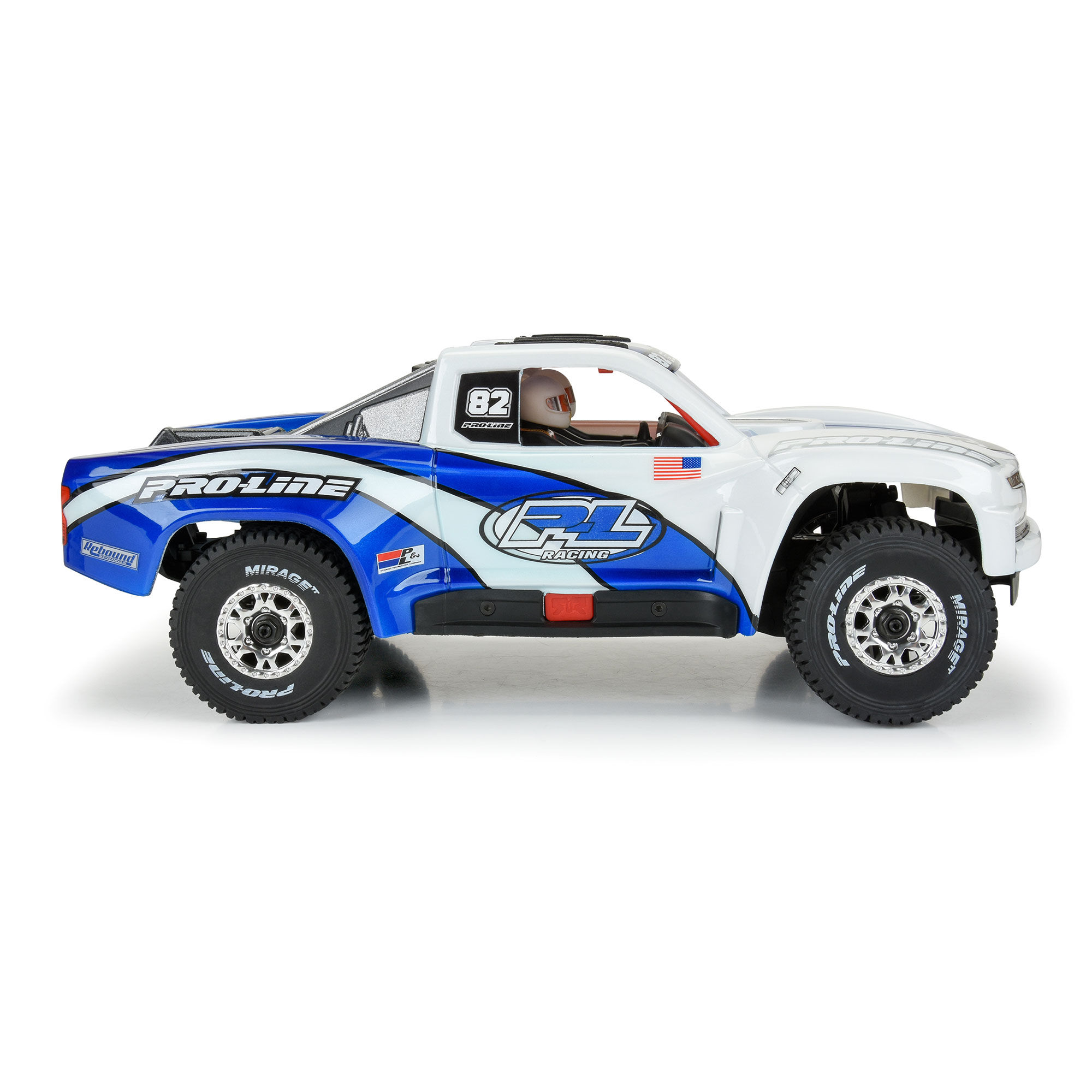 Pro-Line Racing 1:16 Pre-Cut 2019 Chevy Silverado Trophy Truck Clear Body: GROM-PRO367517