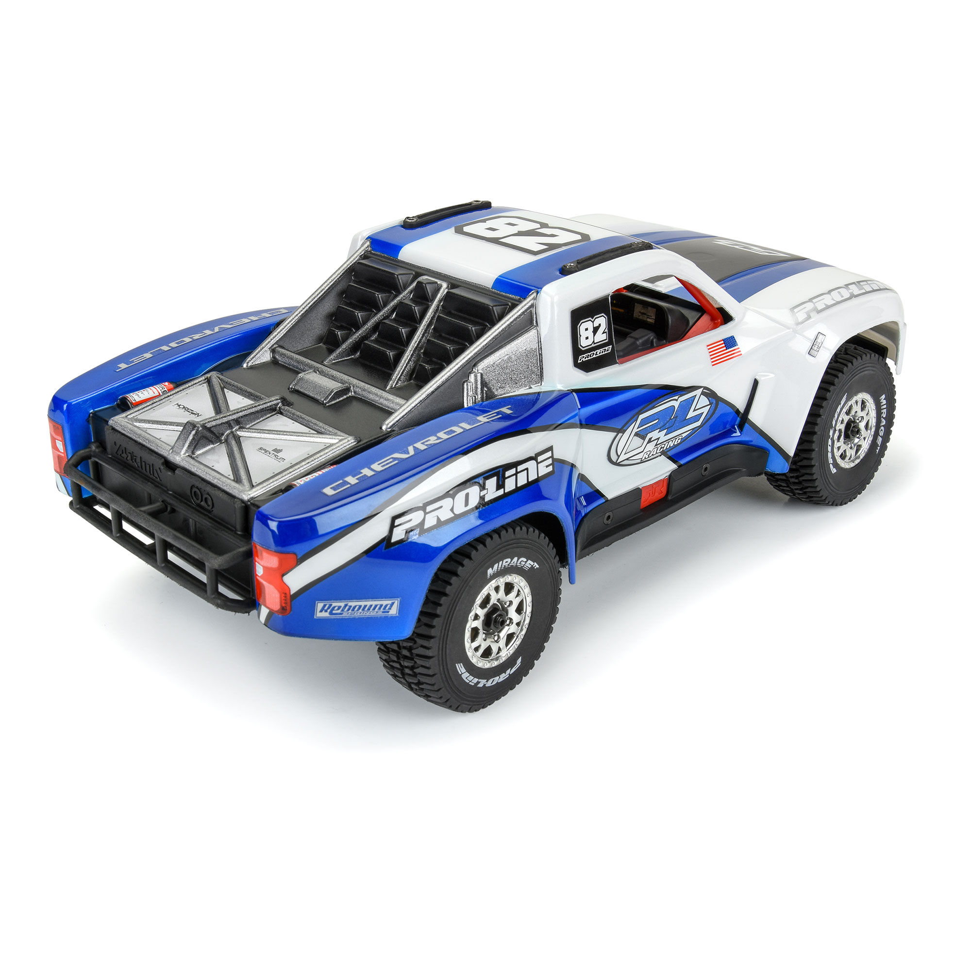 Pro-Line Racing 1:16 Pre-Cut 2019 Chevy Silverado Trophy Truck Clear Body: GROM-PRO367517