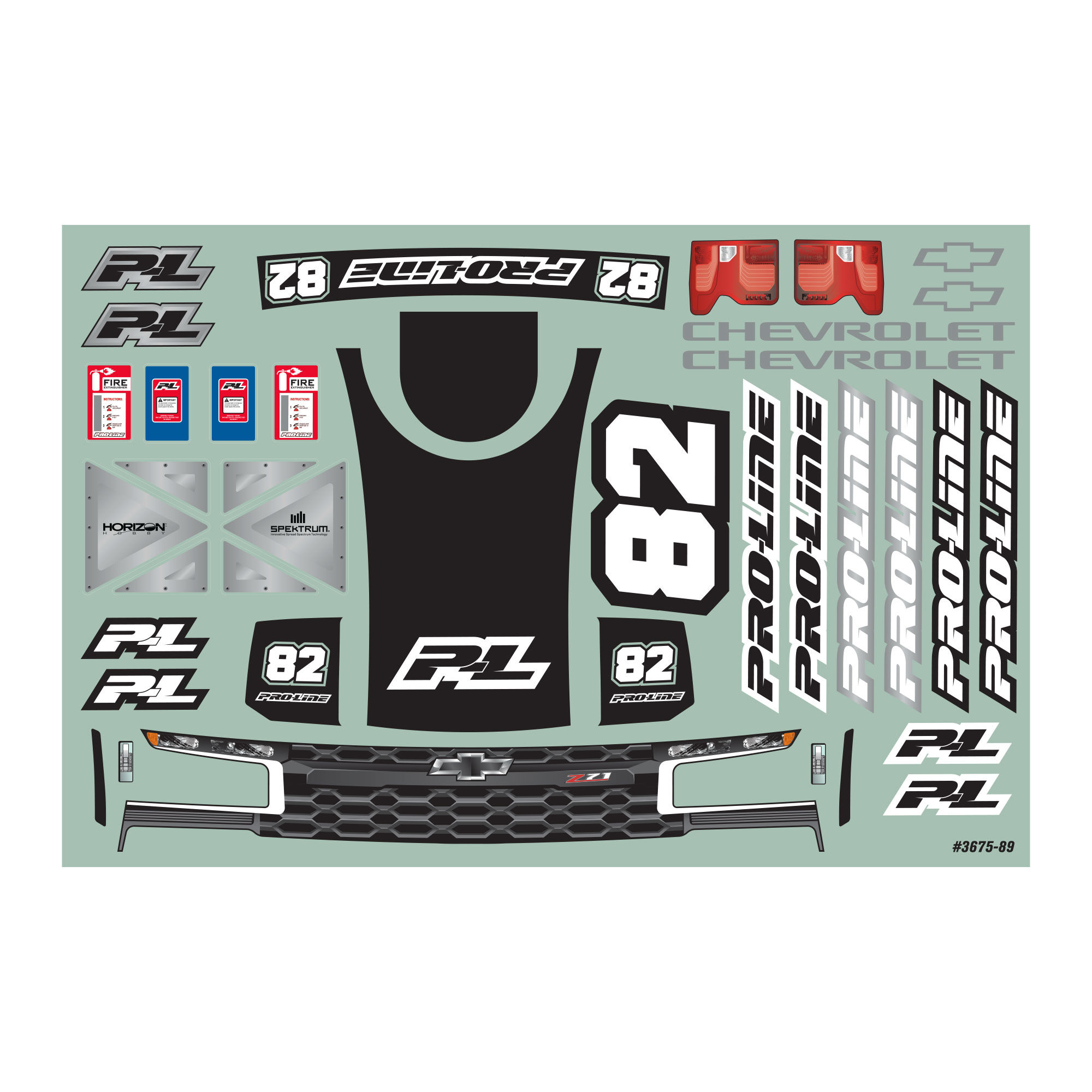 Pro-Line Racing 1:16 Pre-Cut 2019 Chevy Silverado Trophy Truck Clear Body: GROM-PRO367517