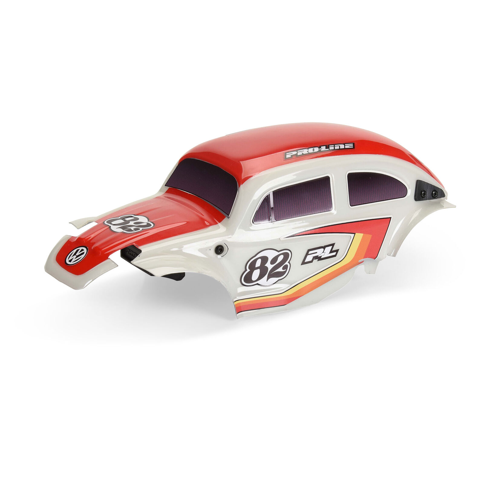 Pro-Line Racing Class 1 VW Bug Multiple Colors Race Body Conversion Kit and Flat Iron M/T Tires Mounted 12mm Chrome Diablo (4) for ARRMA TYPHON GROM-PRO368000T1