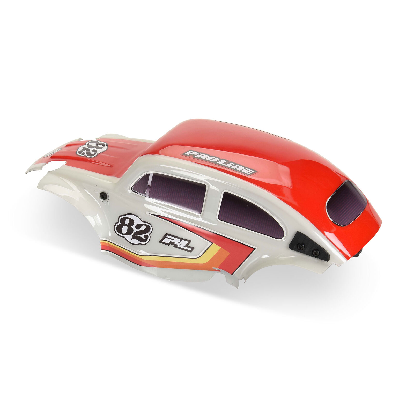 Pro-Line Racing Class 1 VW Bug Multiple Colors Race Body Conversion Kit and Flat Iron M/T Tires Mounted 12mm Chrome Diablo (4) for ARRMA TYPHON GROM-PRO368000T1