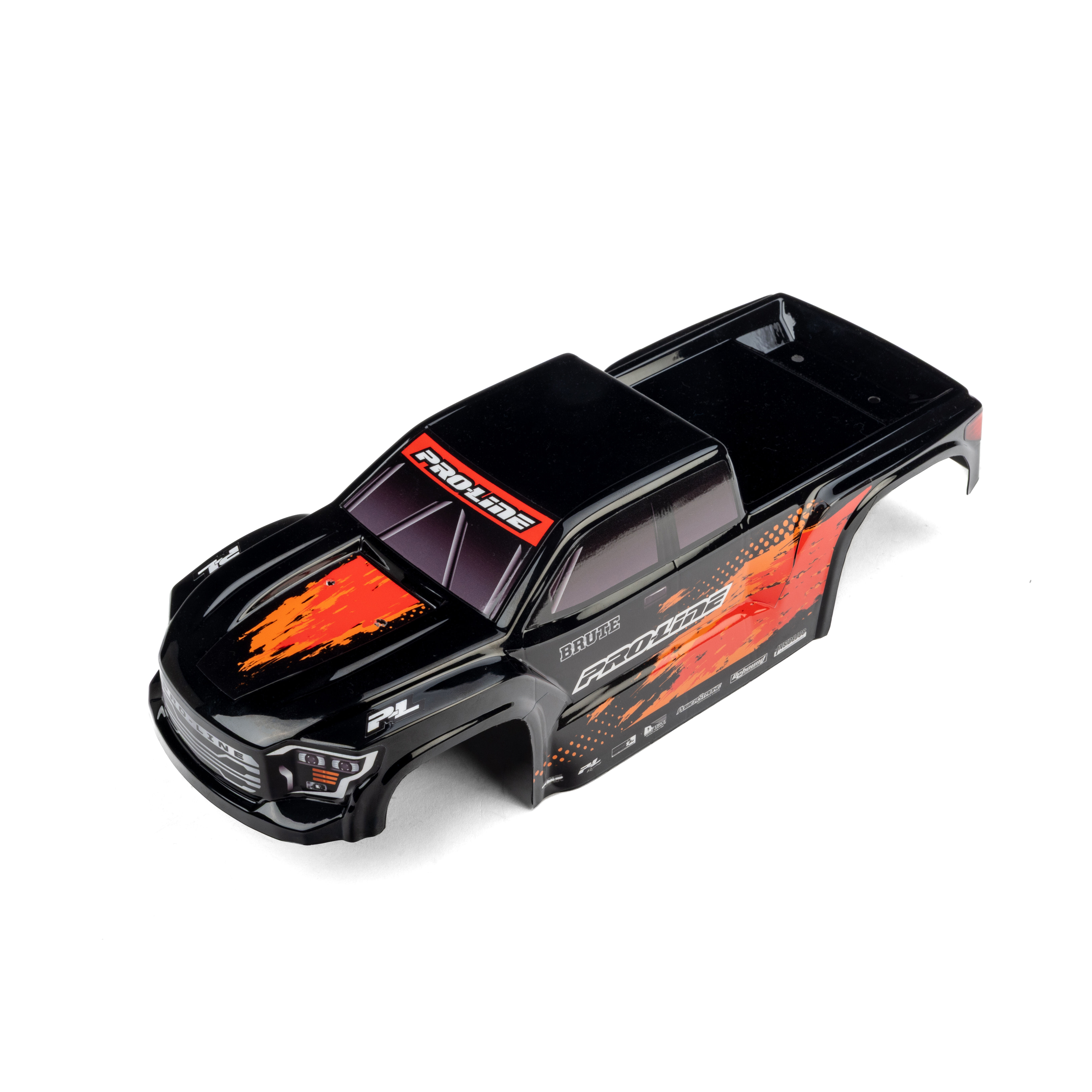 Pro-Line Racing 1/16 Pre-Cut Truck Body Tough Color Black: Traxxas Mini Maxx-PRO368118