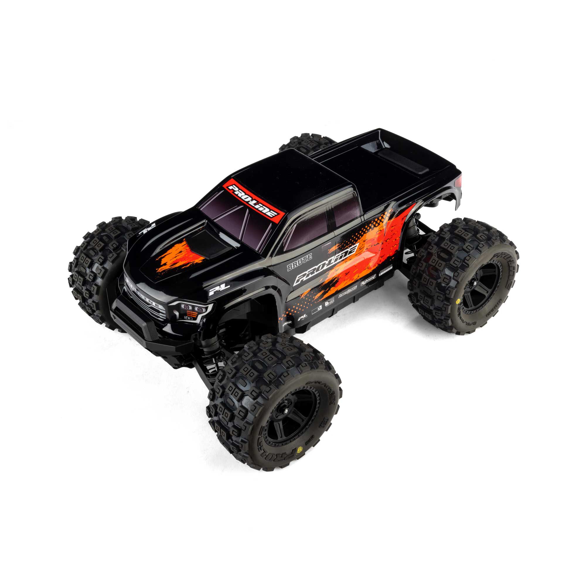 Pro-Line Racing 1/16 Pre-Cut Truck Body Tough Color Black: Traxxas Mini Maxx-PRO368118