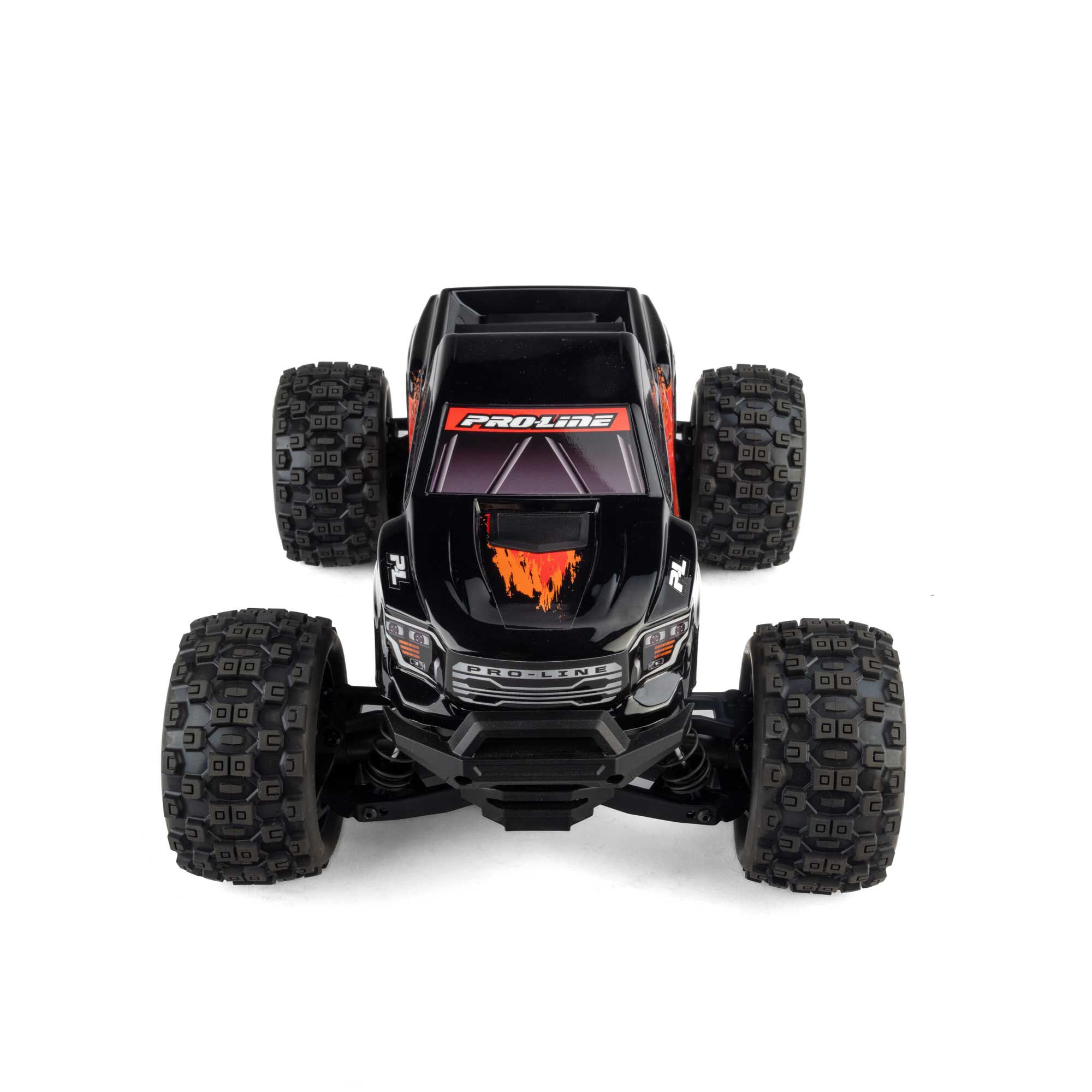 Pro-Line Racing 1/16 Pre-Cut Truck Body Tough Color Black: Traxxas Mini Maxx-PRO368118
