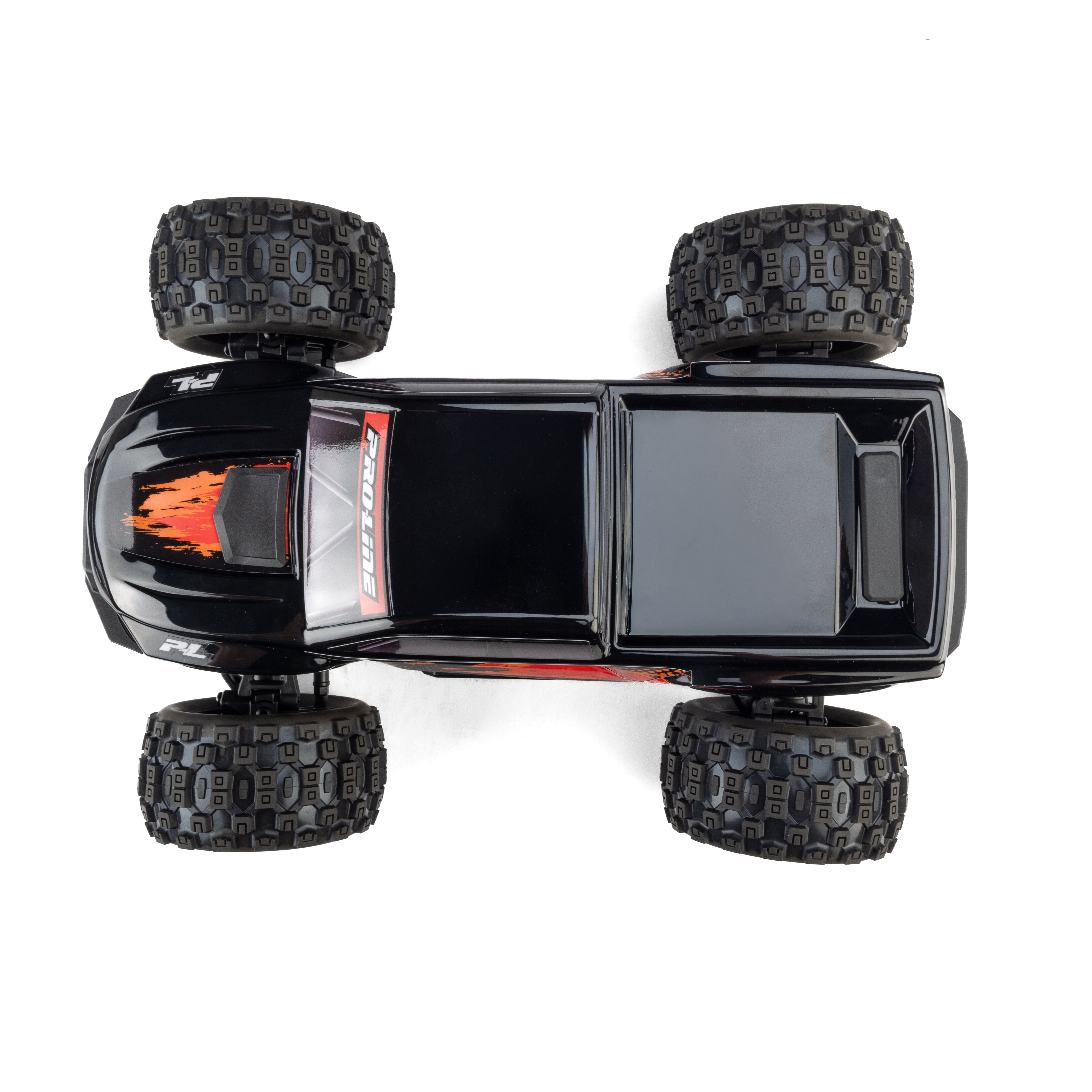 Pro-Line Racing 1/16 Pre-Cut Truck Body Tough Color Black: Traxxas Mini Maxx-PRO368118