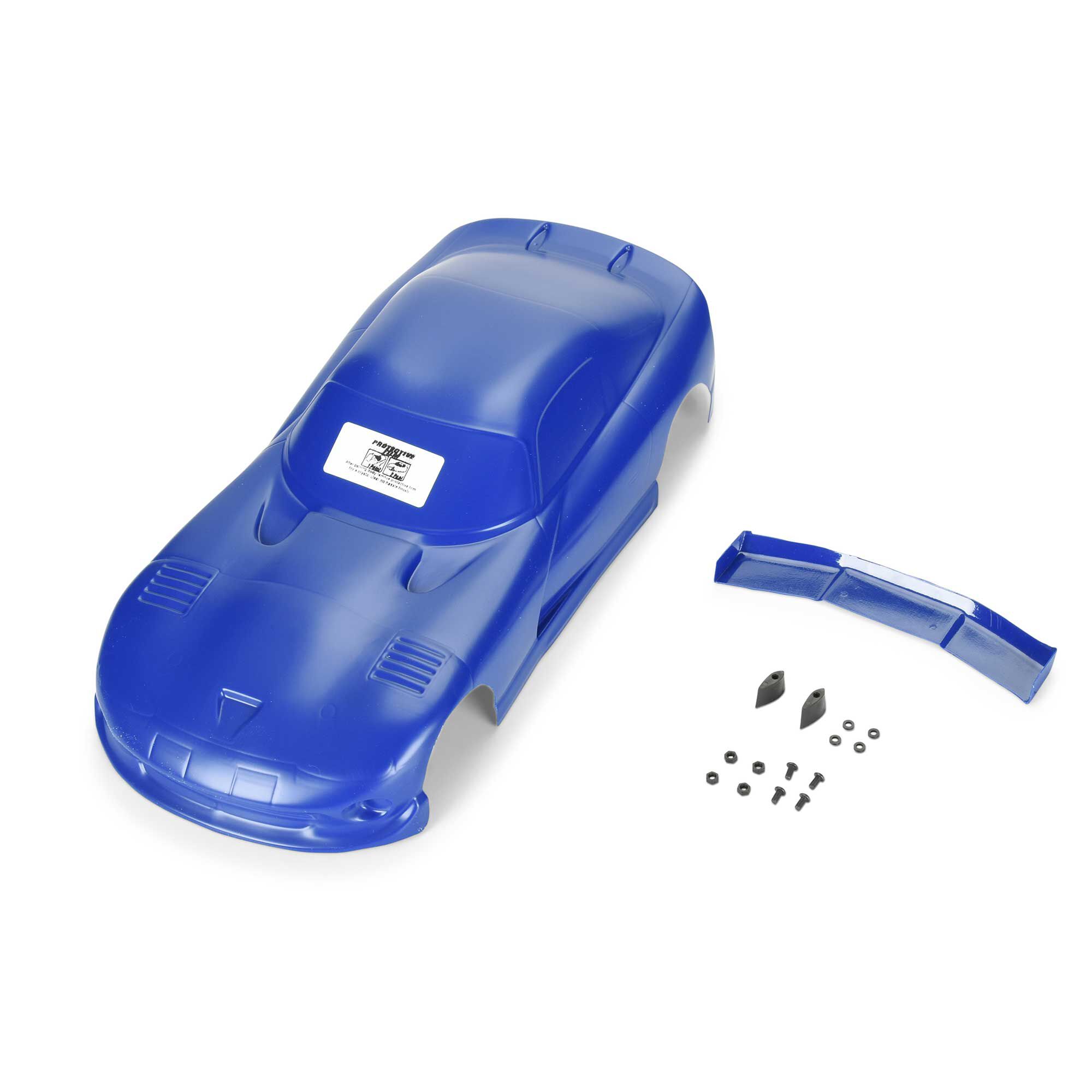 Pro-Line Racing 1:12 Pre-Cut 2002 Dodge Viper GTS Blue Body: Losi NASCAR-PRO368413