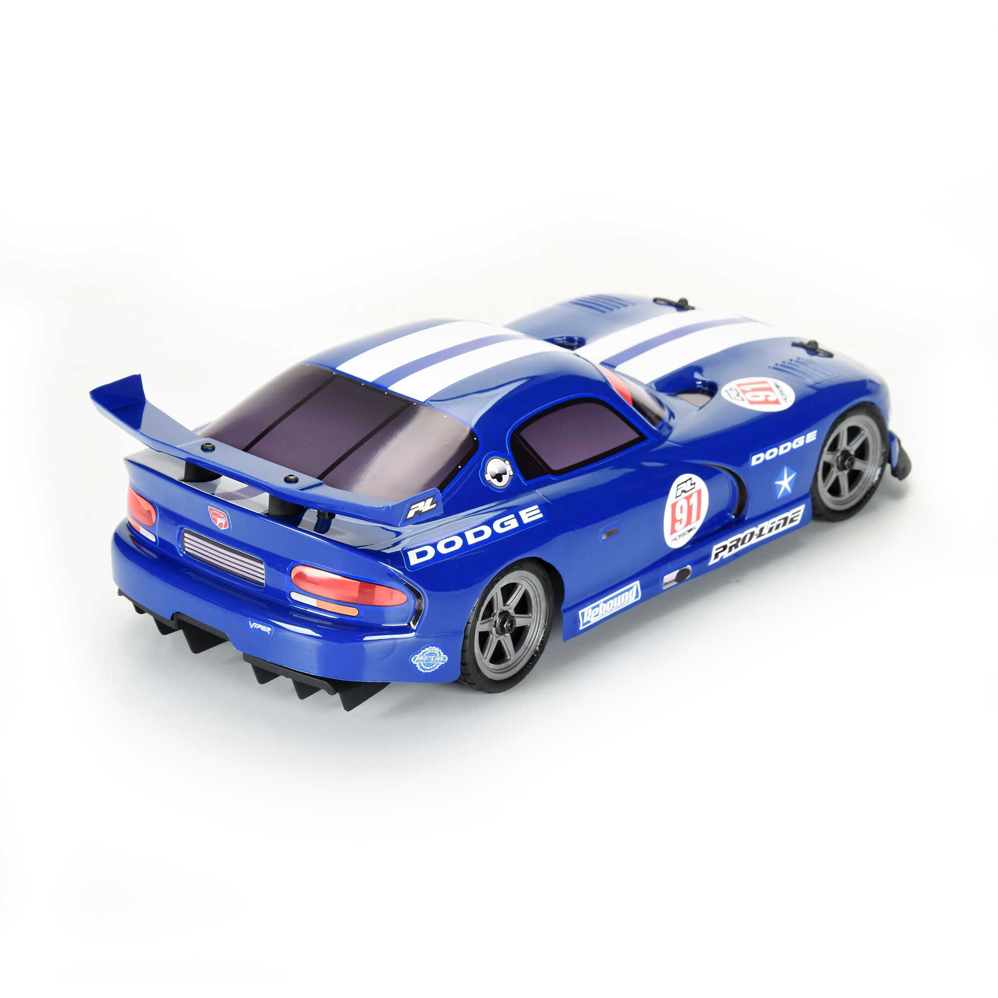 Pro-Line Racing 1:12 Pre-Cut 2002 Dodge Viper GTS Blue Body: Losi NASCAR-PRO368413