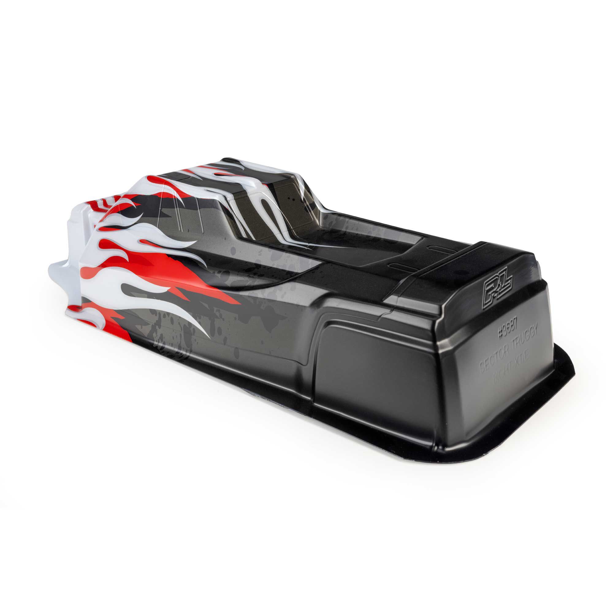 Pro-Line Racing 1:8 Limited Edition Pre-Painted Sector Flame Body: TLR 8IGHT XT/E &Others-PRO368720